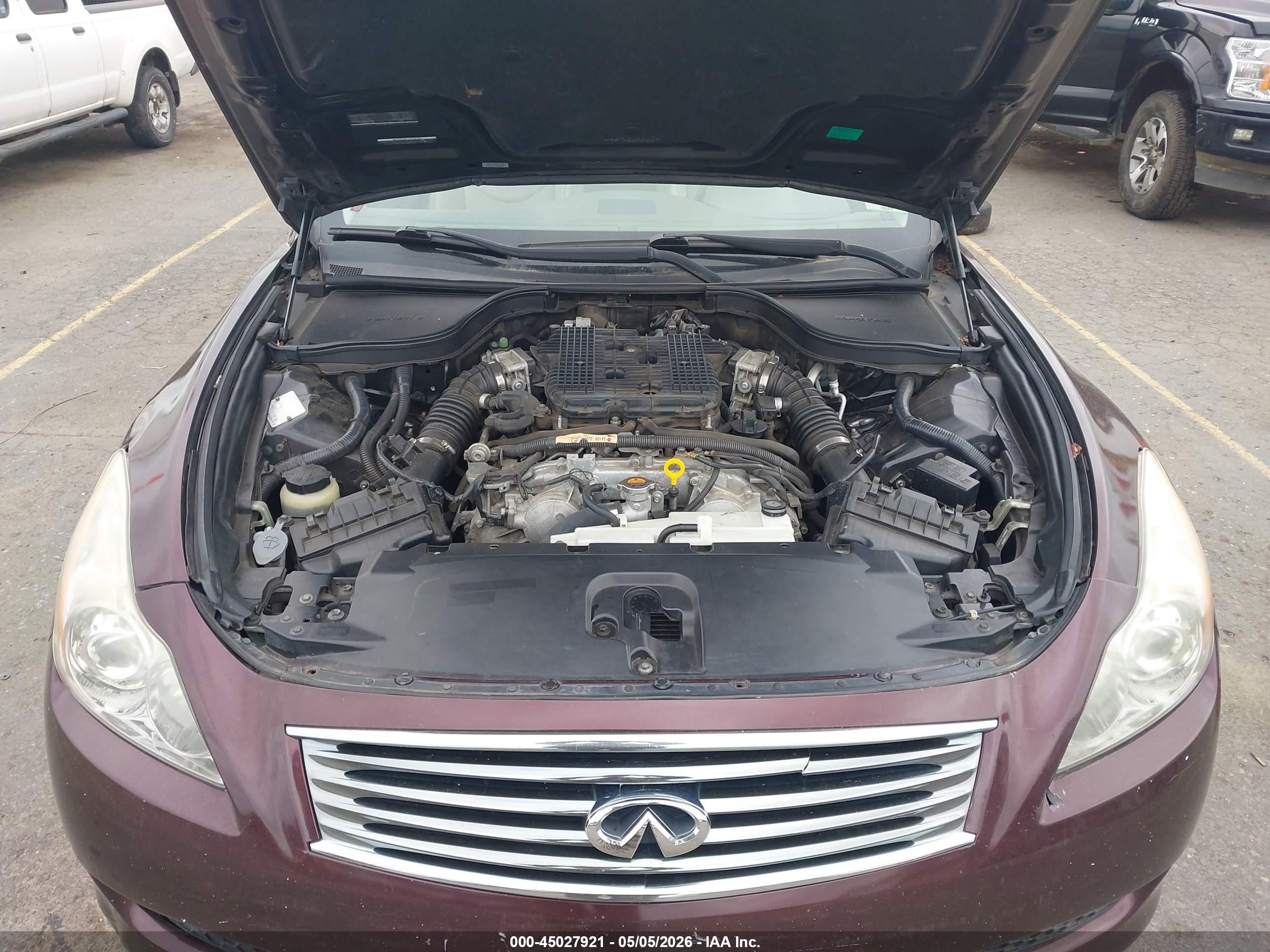 2010 Infiniti G37   Темно-бордовый vin: JN1CV6FE3AM351888