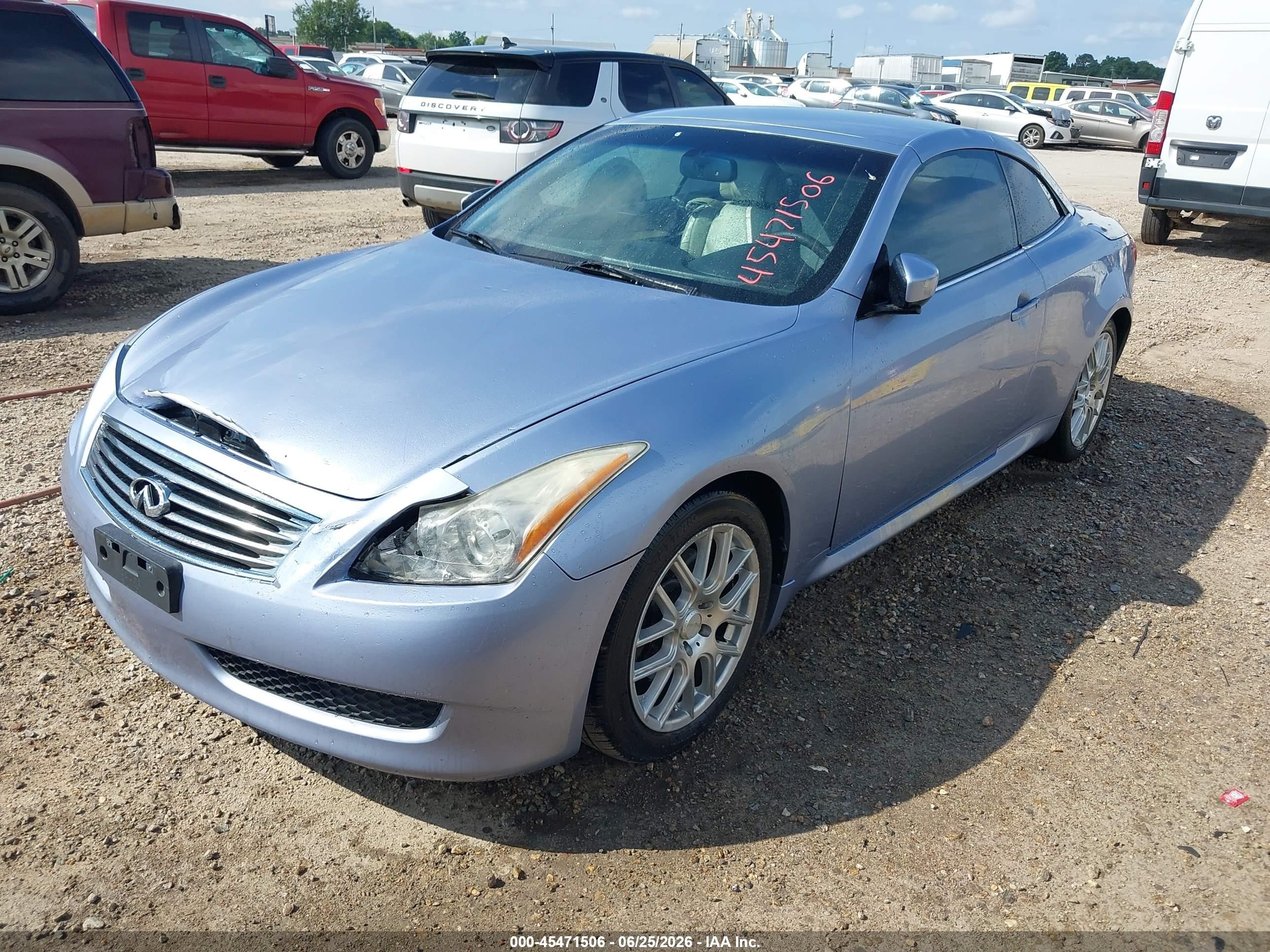 2010 Infiniti G37   Blue vin: JN1CV6FE4AM350782