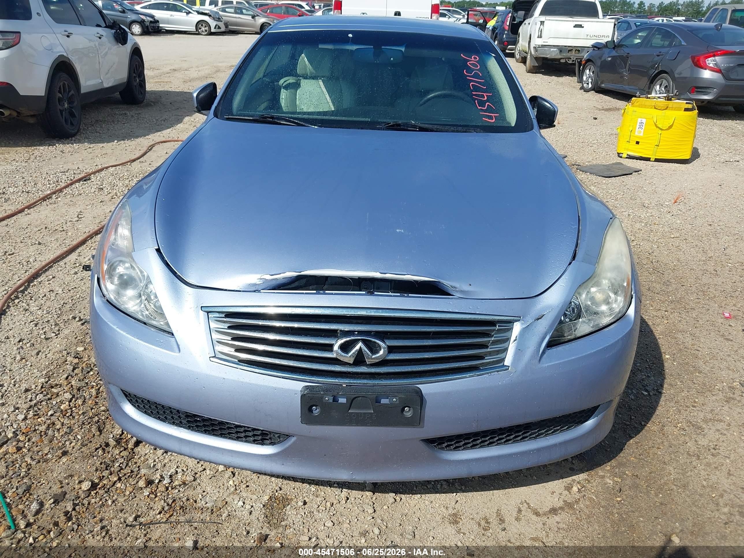 2010 Infiniti G37   Blue vin: JN1CV6FE4AM350782