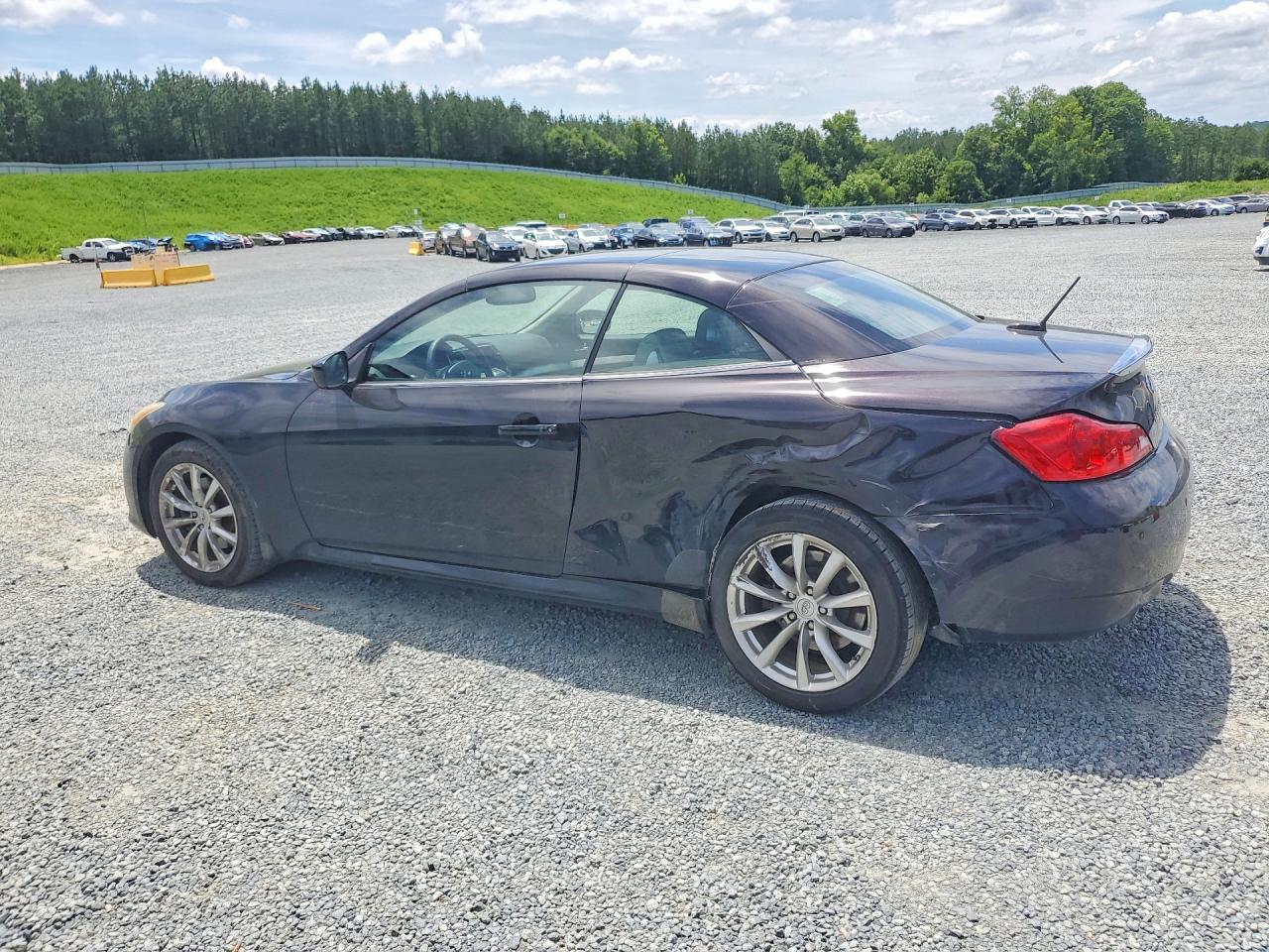 2011 Infiniti G37 Convertible Base Black vin: JN1CV6FE4BM952423