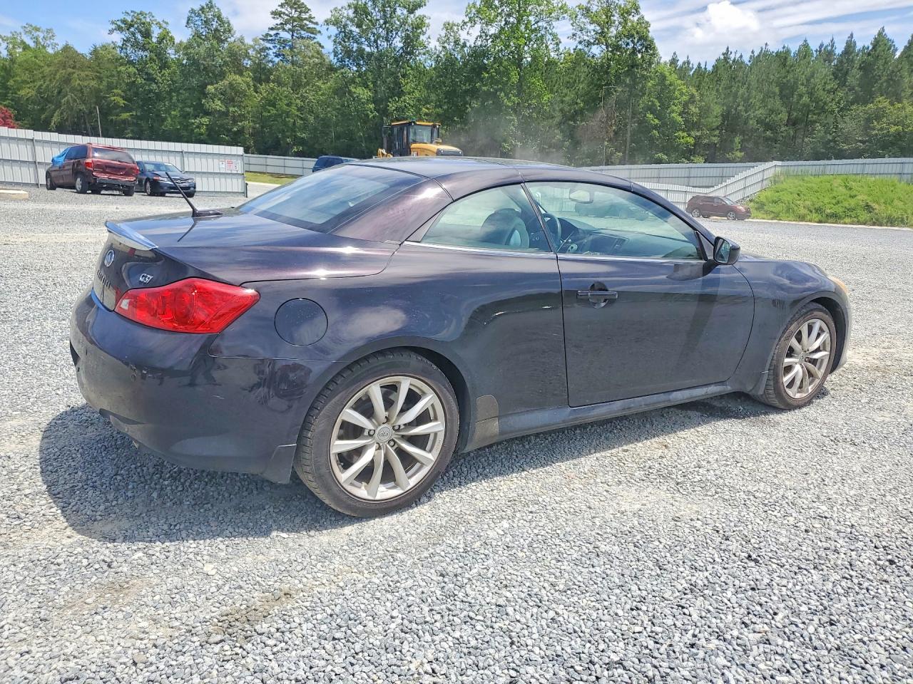 2011 Infiniti G37 Convertible Base Black vin: JN1CV6FE4BM952423