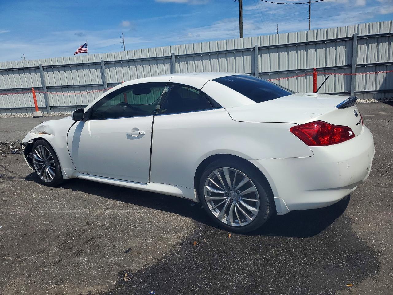 2012 Infiniti G37 Convertible Base White vin: JN1CV6FE4CM200545