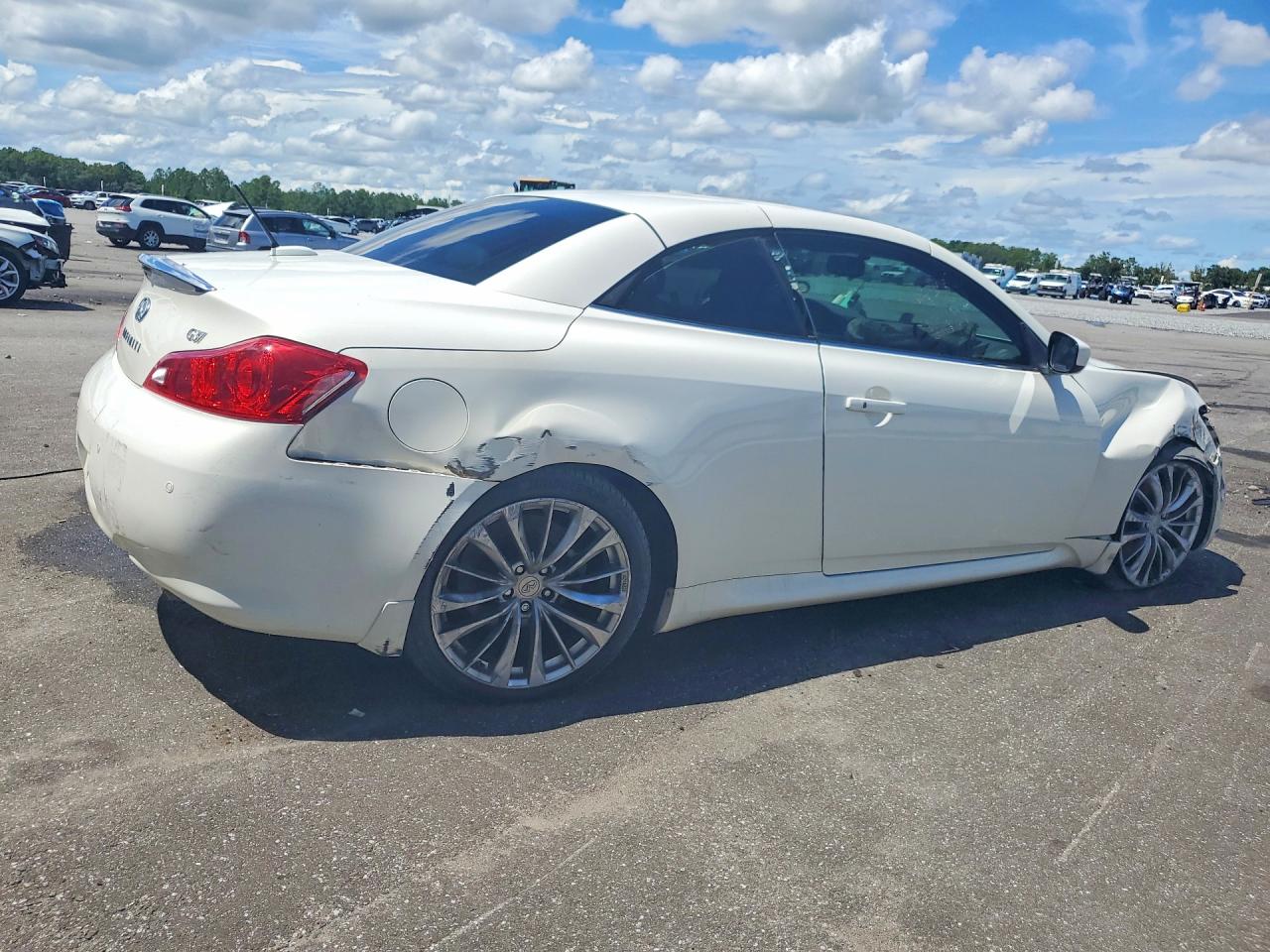 2012 Infiniti G37 Convertible Base White vin: JN1CV6FE4CM200545