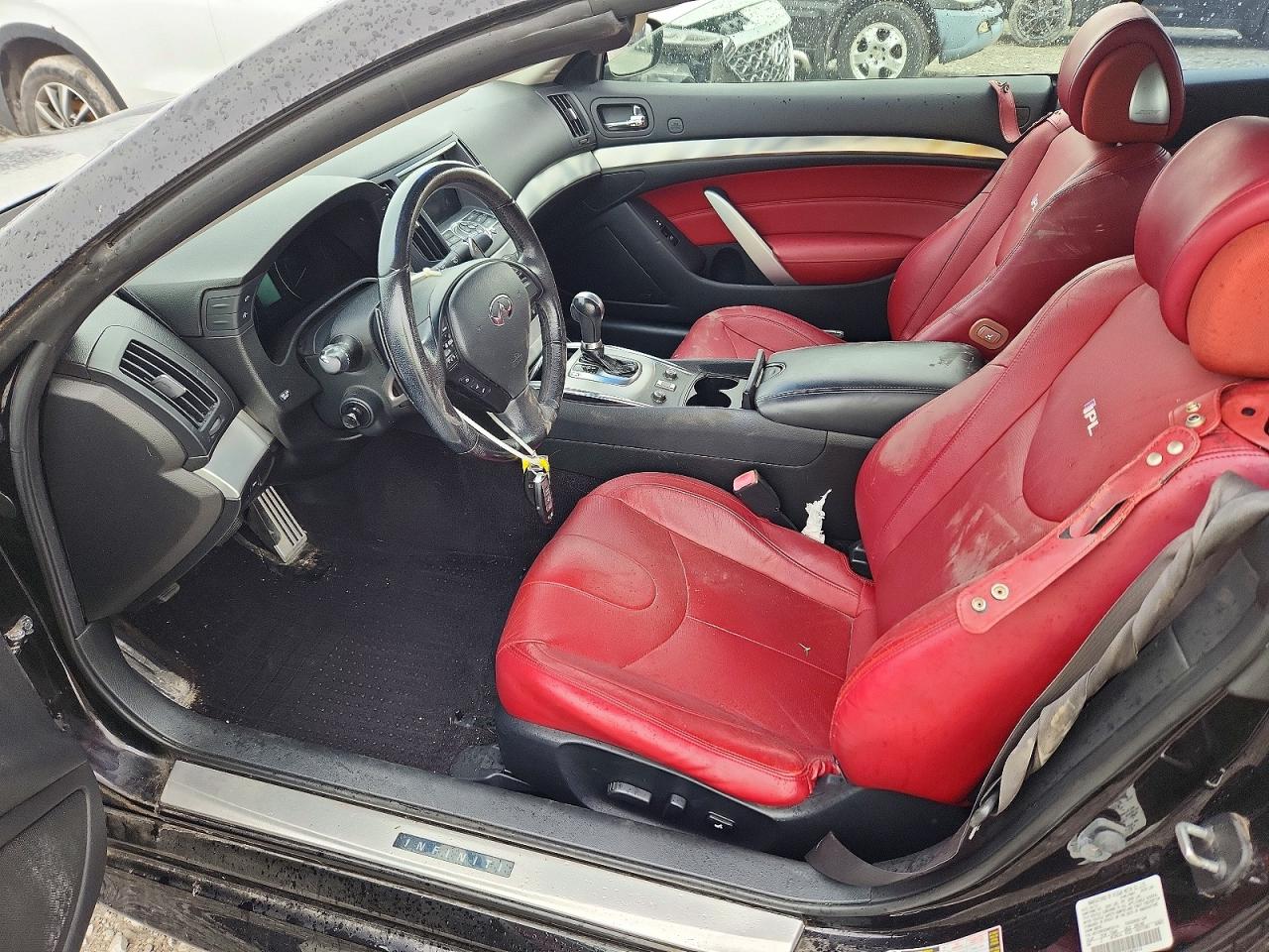 2013 Infiniti G37 Convertible Base Черный vin: JN1CV6FE4DM230114