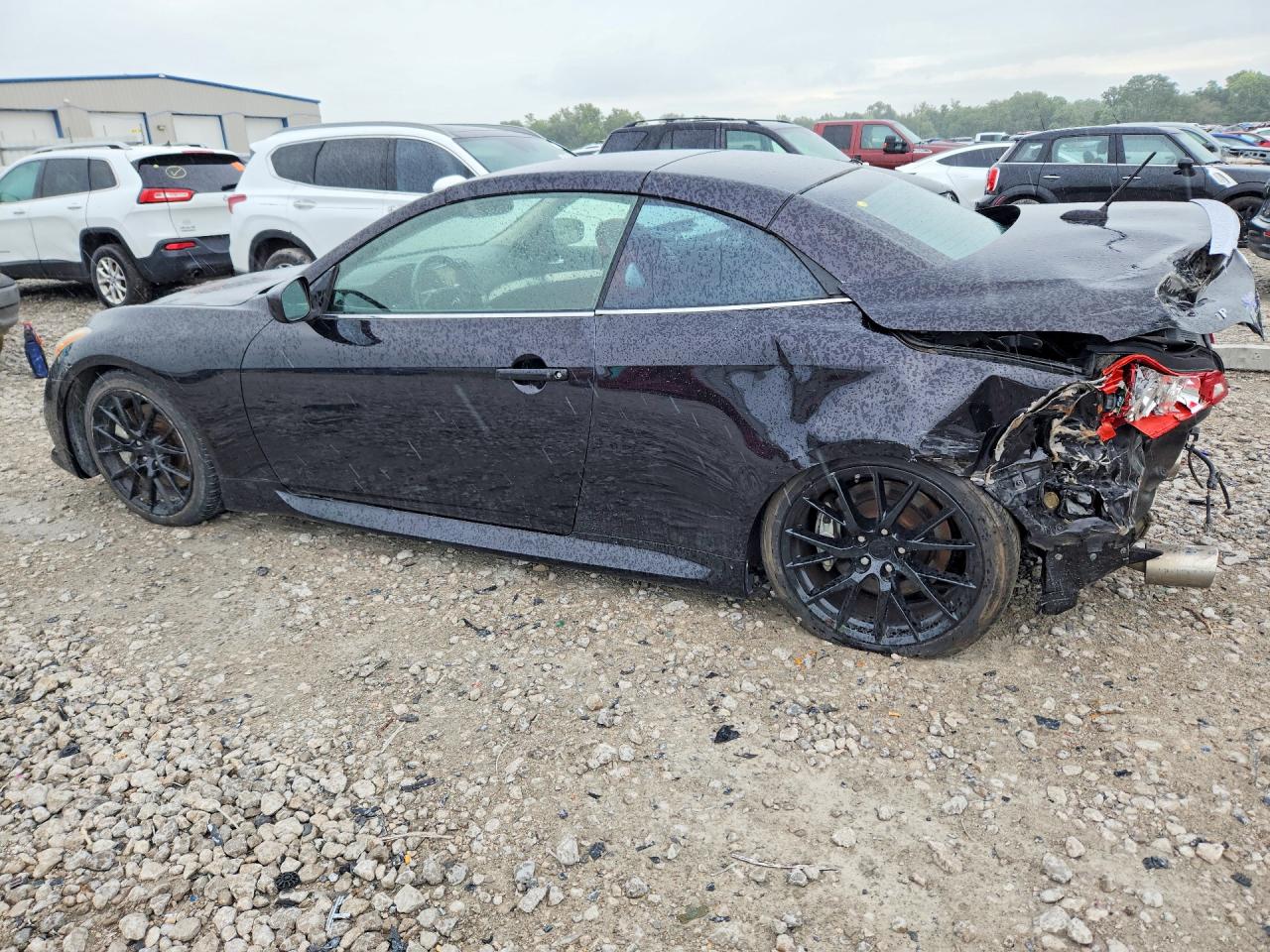 2013 Infiniti G37 Convertible Base Черный vin: JN1CV6FE4DM230114