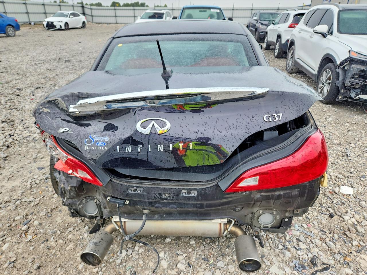 2013 Infiniti G37 Convertible Base Черный vin: JN1CV6FE4DM230114