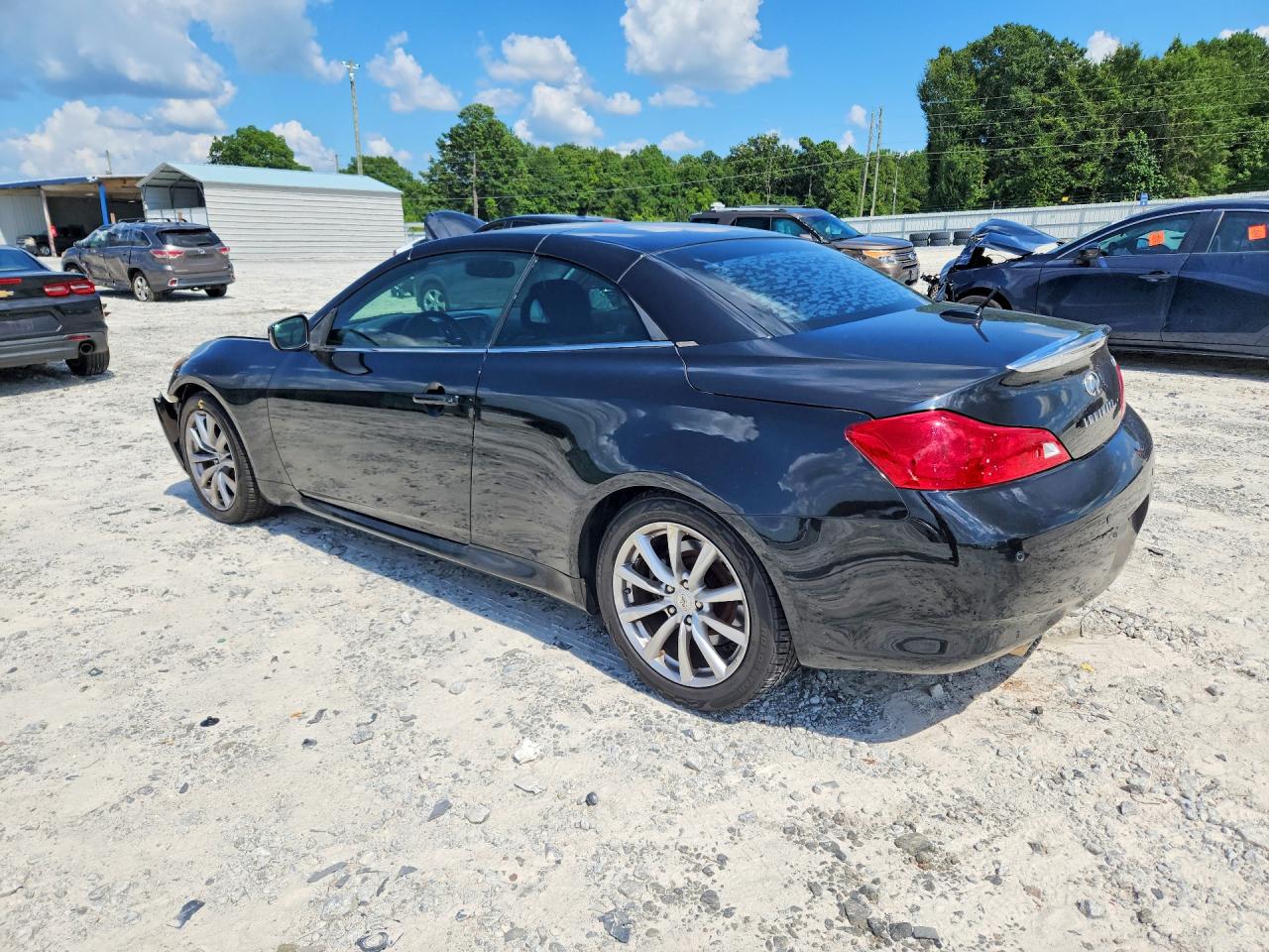 2013 Infiniti G37 Convertible Base Black vin: JN1CV6FE4DM770028