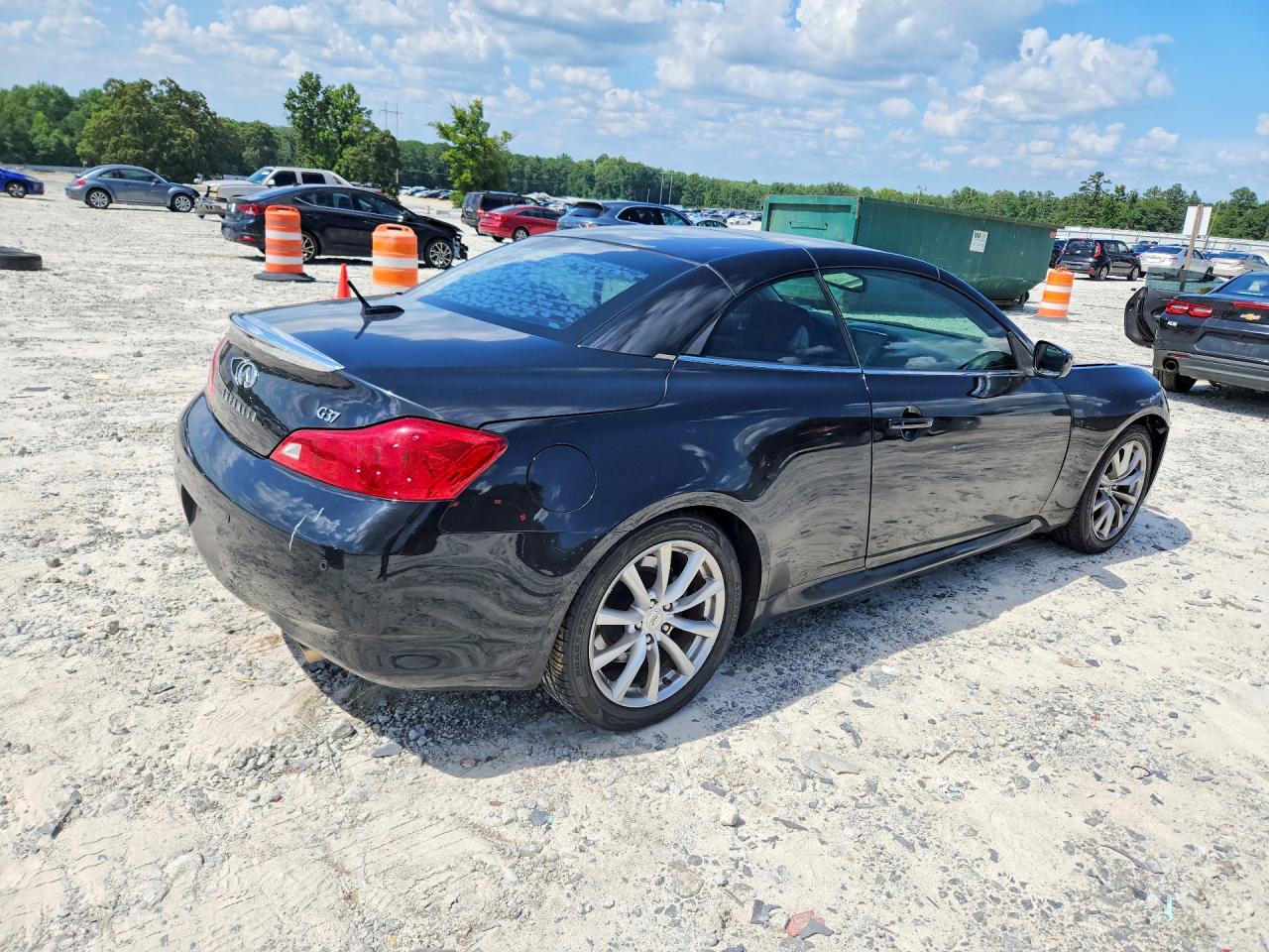 2013 Infiniti G37 Convertible Base Black vin: JN1CV6FE4DM770028