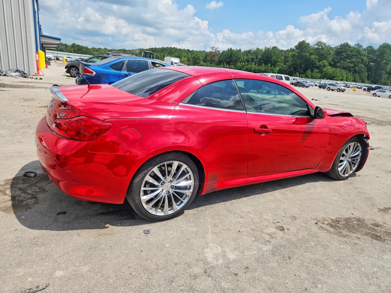 2013 Infiniti G37 Convertible Base Red vin: JN1CV6FE4DM770126