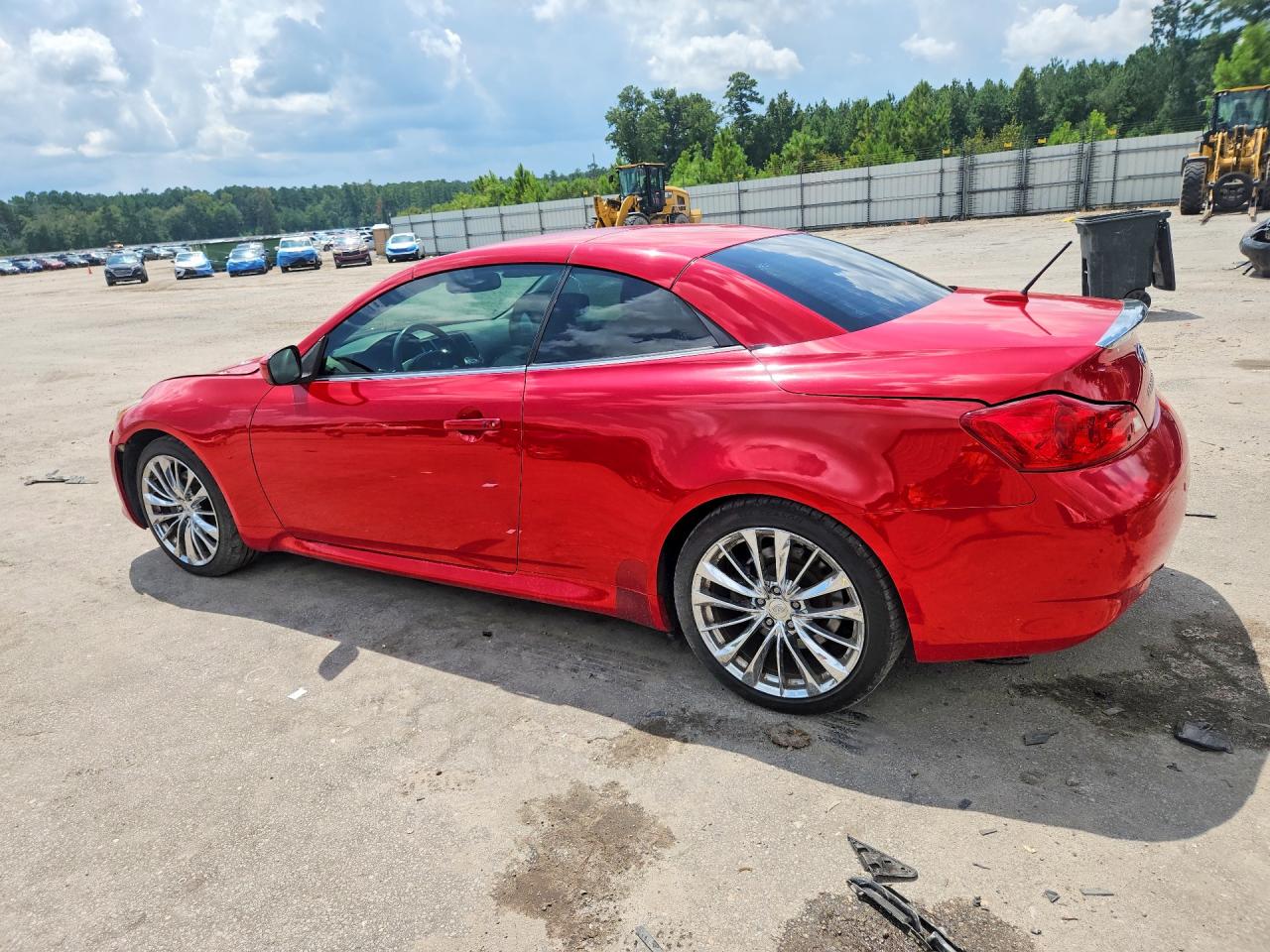 2013 Infiniti G37 Convertible Base Red vin: JN1CV6FE4DM770126
