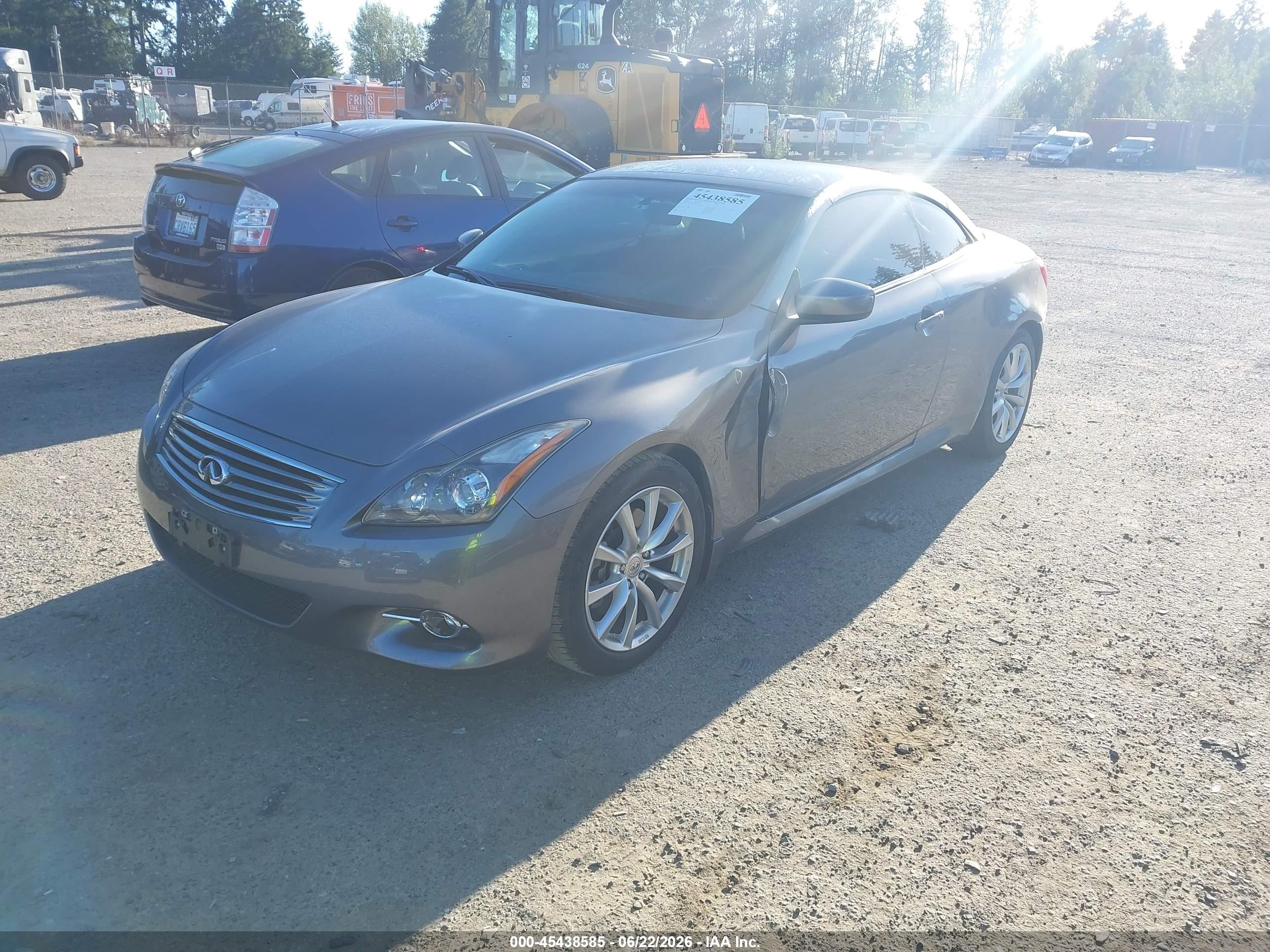 2013 Infiniti G37   Gray vin: JN1CV6FE4DM772135