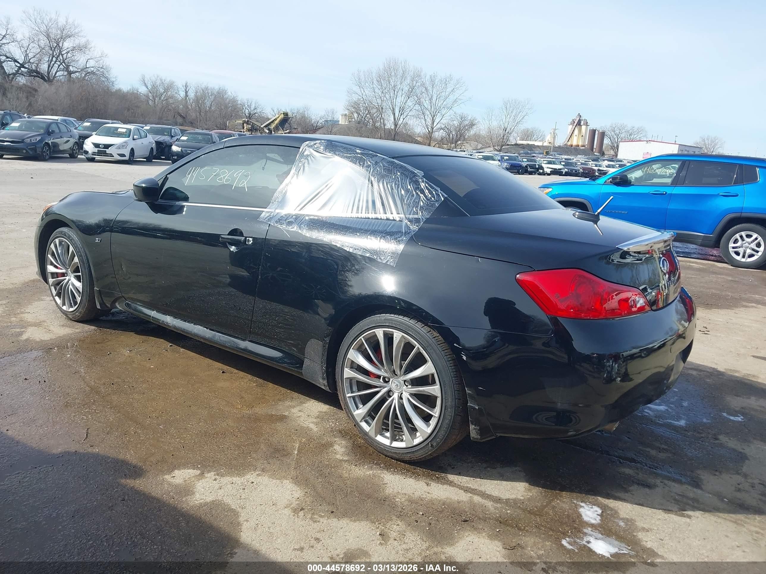 2014 Infiniti Q60   Black vin: JN1CV6FE4EM901248
