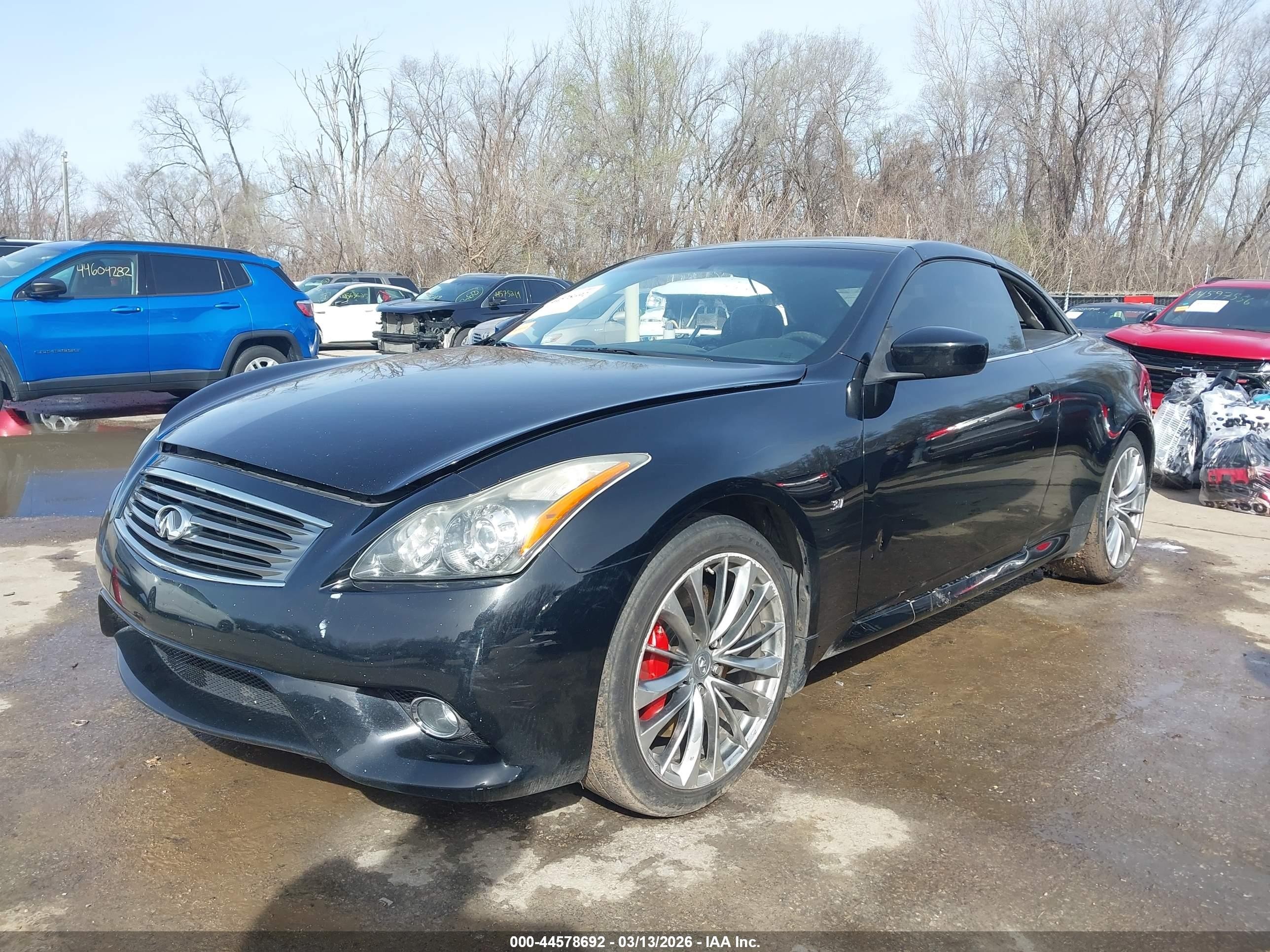 2014 Infiniti Q60   Black vin: JN1CV6FE4EM901248