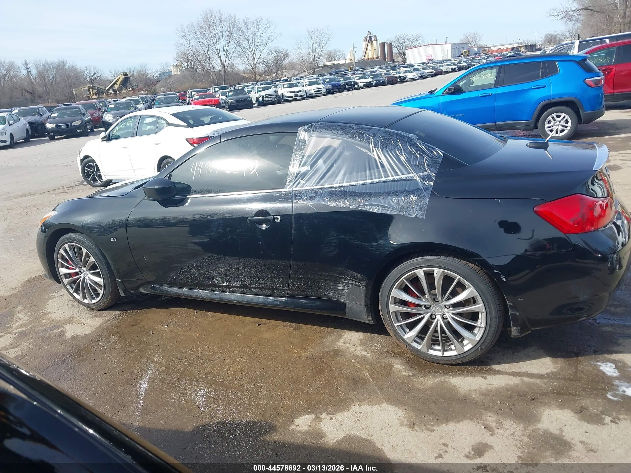 2014 Infiniti Q60   Black vin: JN1CV6FE4EM901248