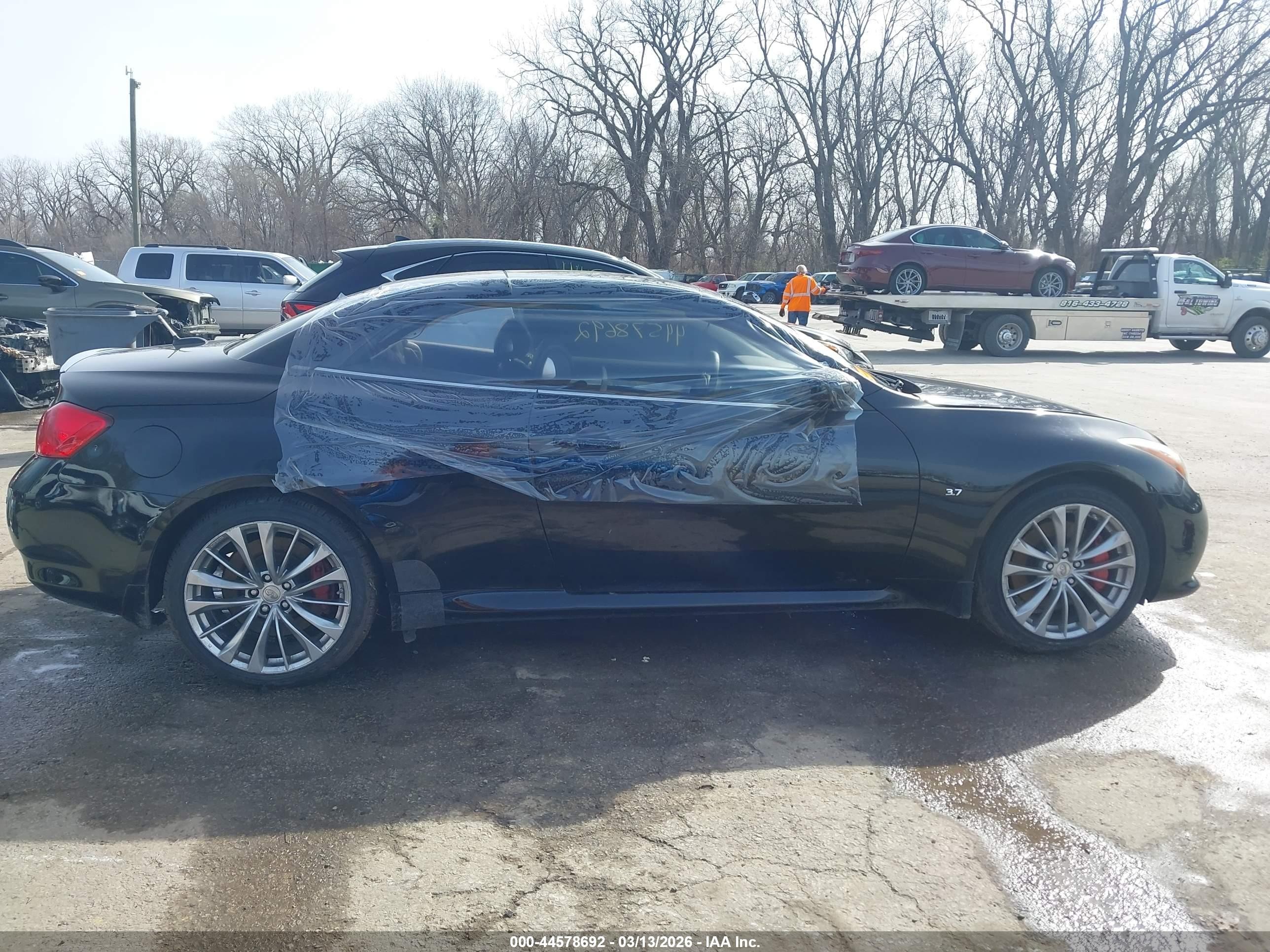 2014 Infiniti Q60   Black vin: JN1CV6FE4EM901248