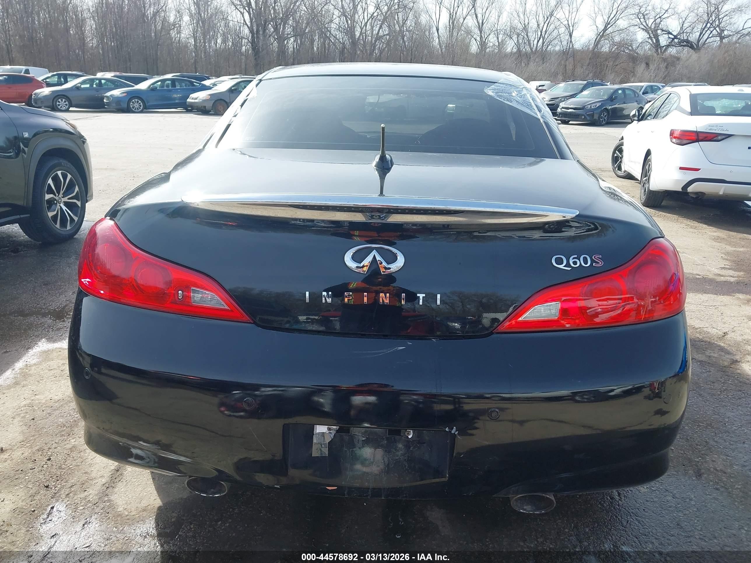 2014 Infiniti Q60   Black vin: JN1CV6FE4EM901248