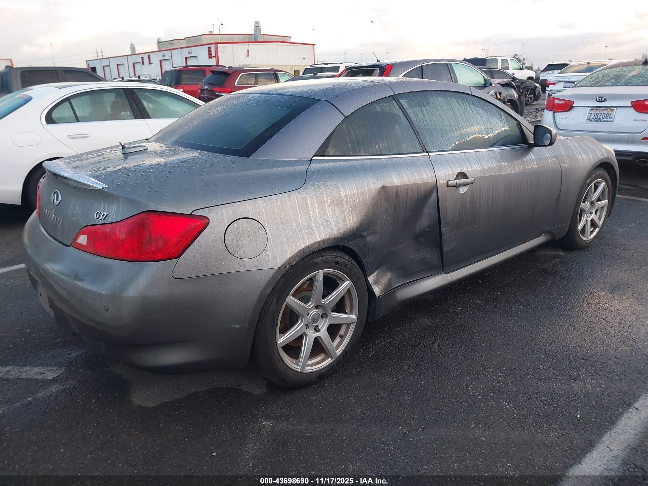 2010 Infiniti G37 Gray vin: JN1CV6FE5AM352203