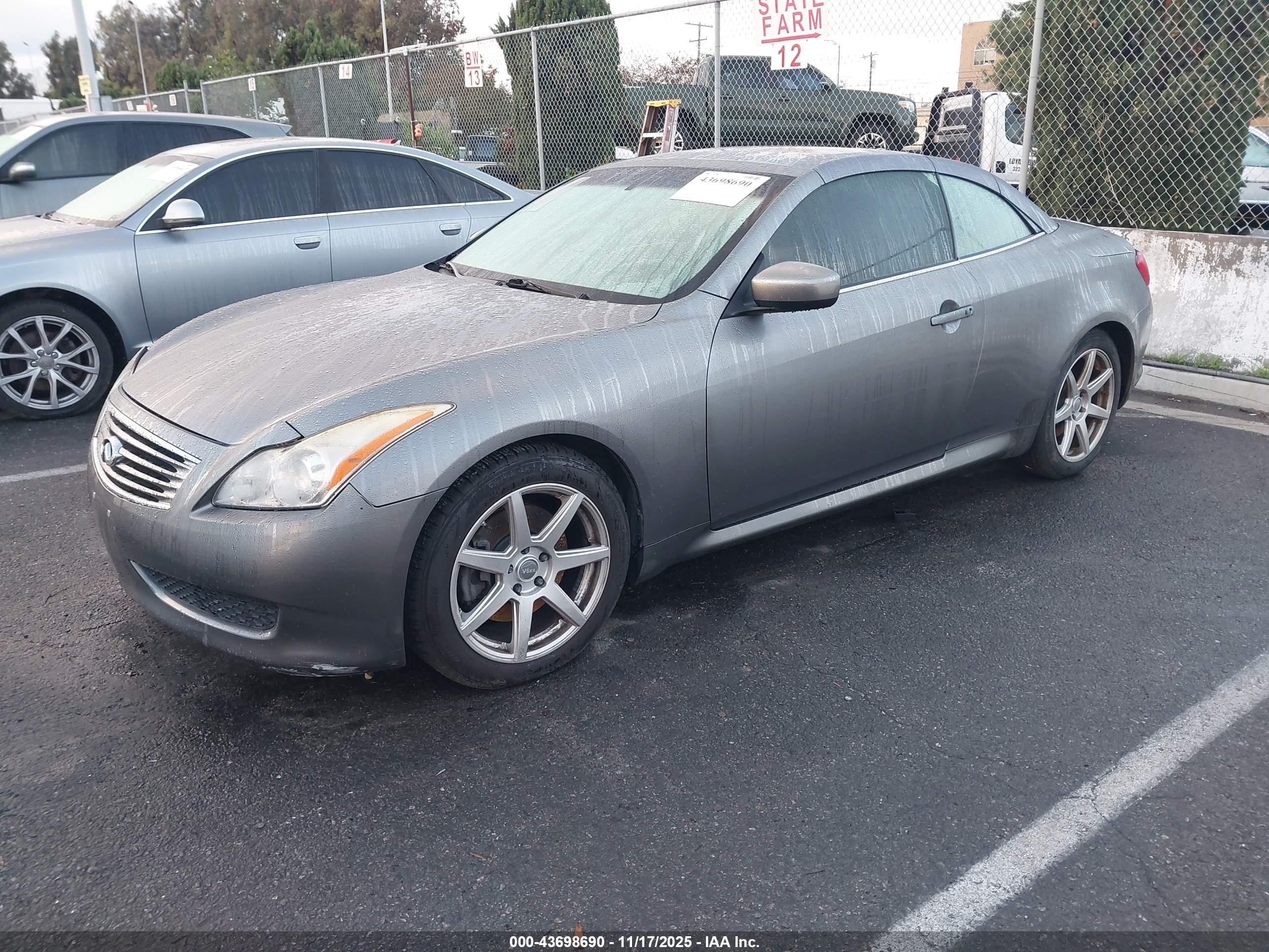 2010 Infiniti G37 Gray vin: JN1CV6FE5AM352203