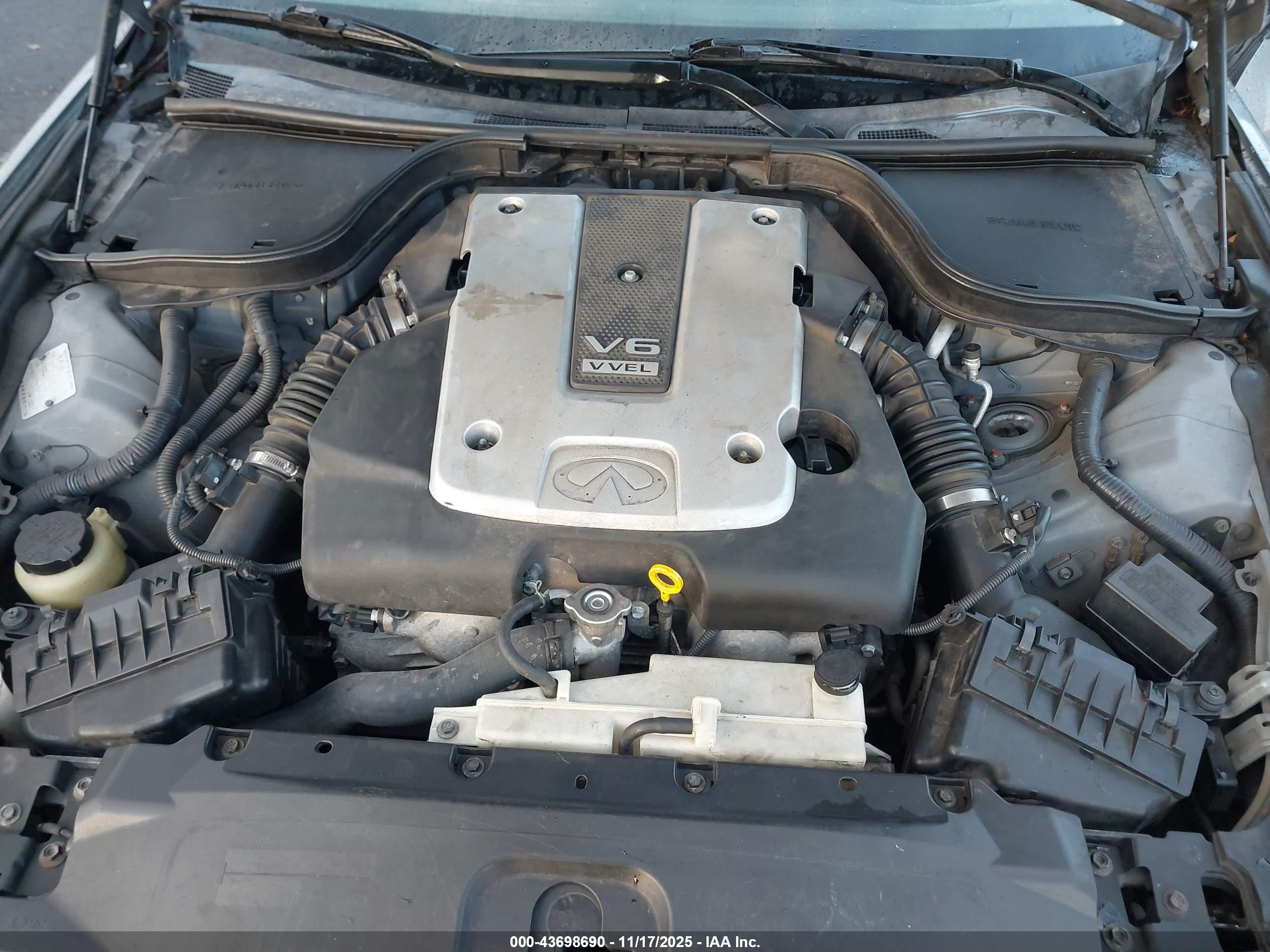 2010 Infiniti G37 Gray vin: JN1CV6FE5AM352203