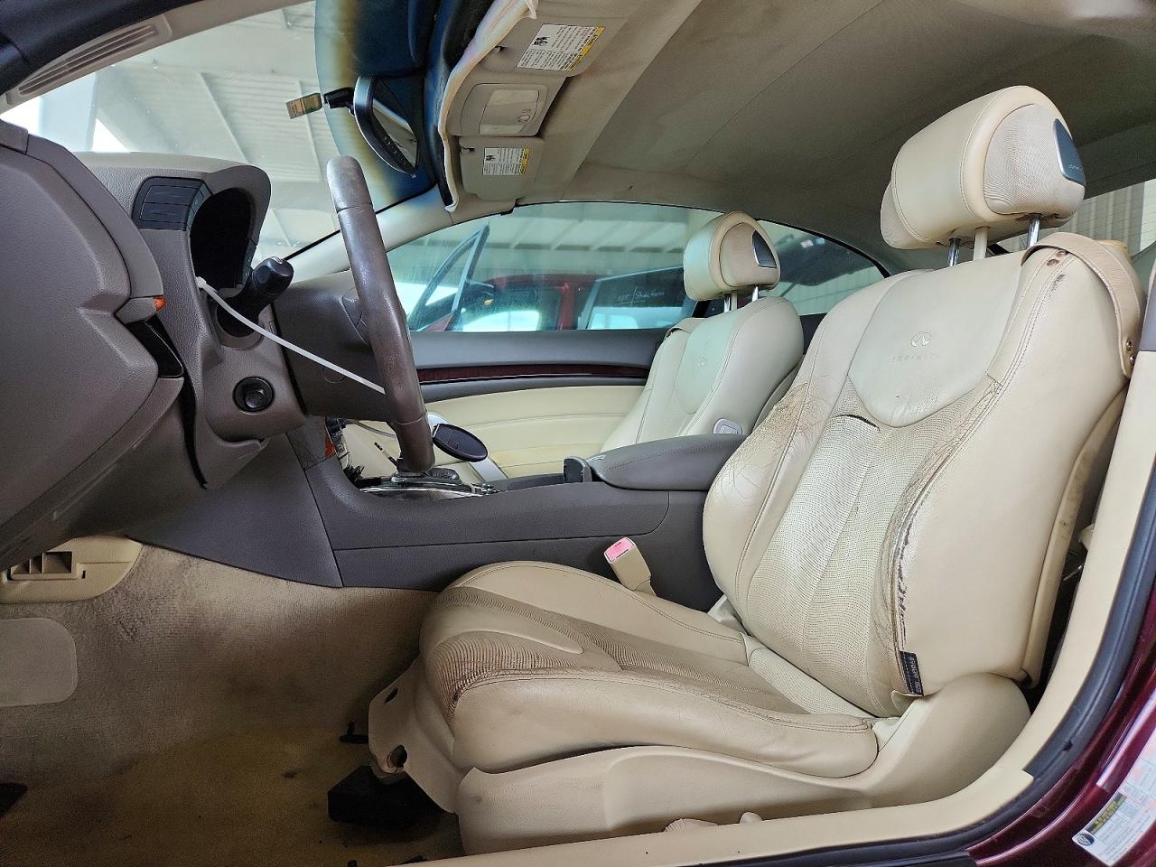 2010 Infiniti G37 Convertible Base Burgundy vin: JN1CV6FE5AM352511