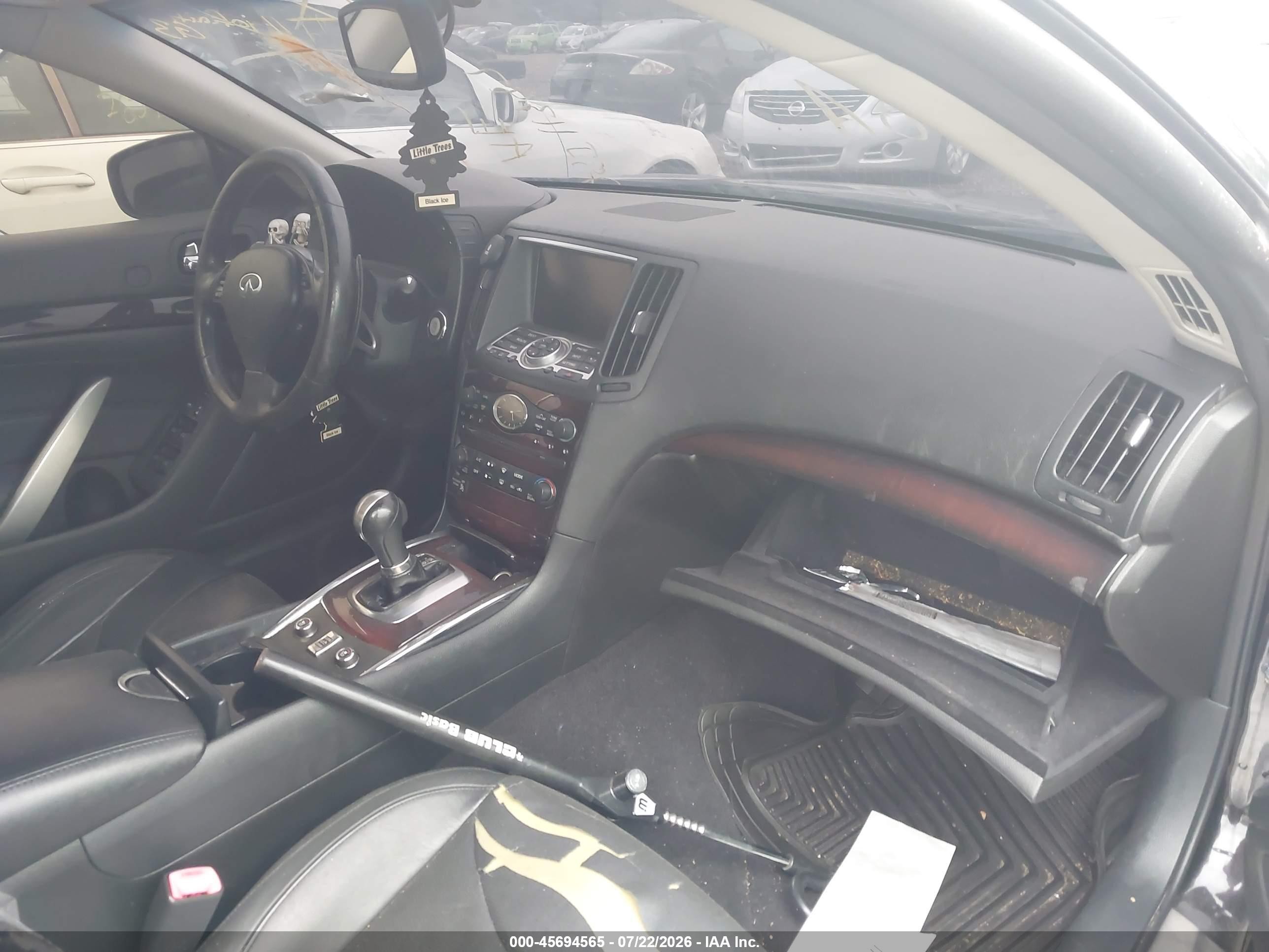 2011 Infiniti G37 Black vin: JN1CV6FE5BM952298
