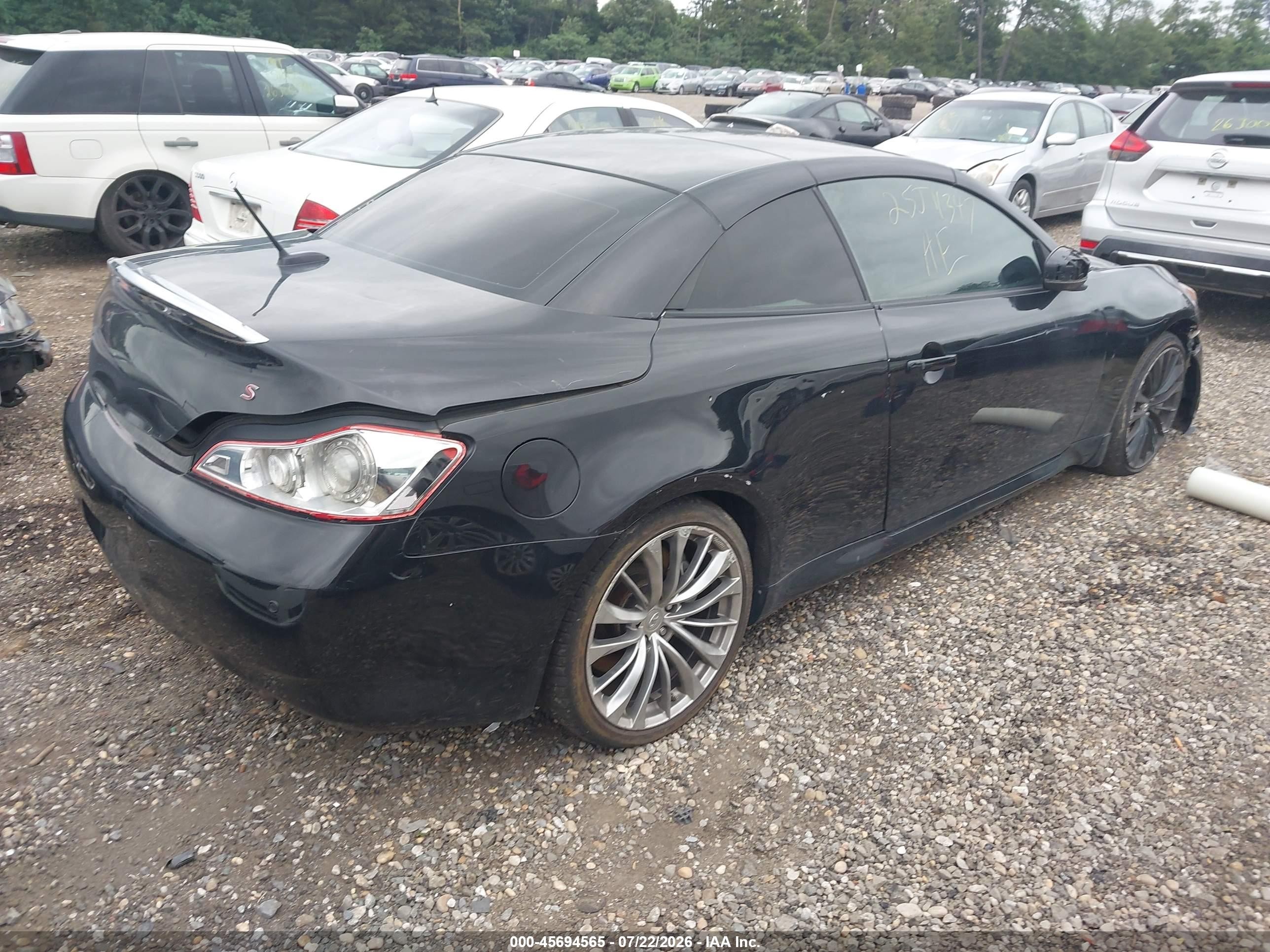 2011 Infiniti G37 Black vin: JN1CV6FE5BM952298