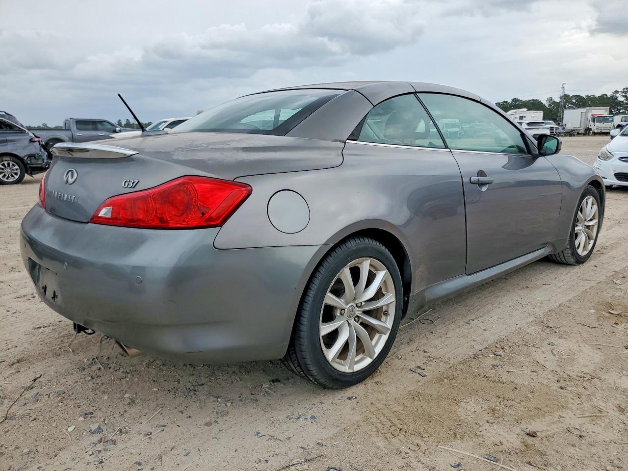 2012 Infiniti G37 Convertible Base Серый vin: JN1CV6FE5CM201784