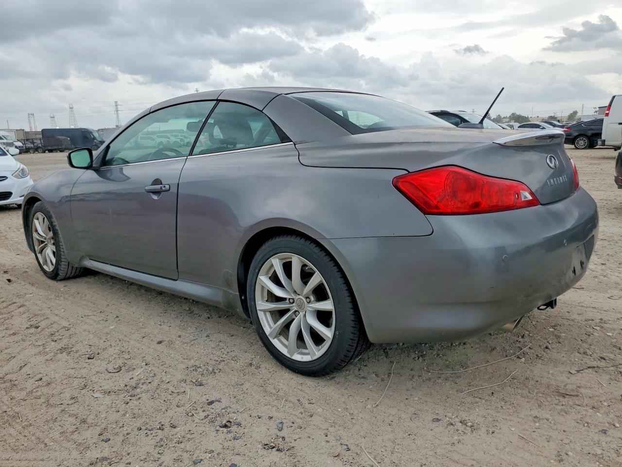 2012 Infiniti G37 Convertible Base Серый vin: JN1CV6FE5CM201784