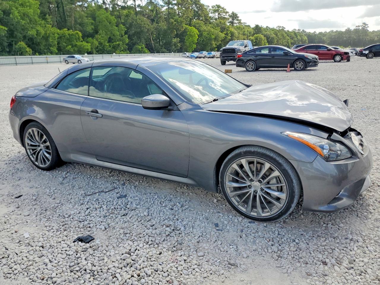 2012 Infiniti G37 Convertible Base Gray vin: JN1CV6FE5CM203387