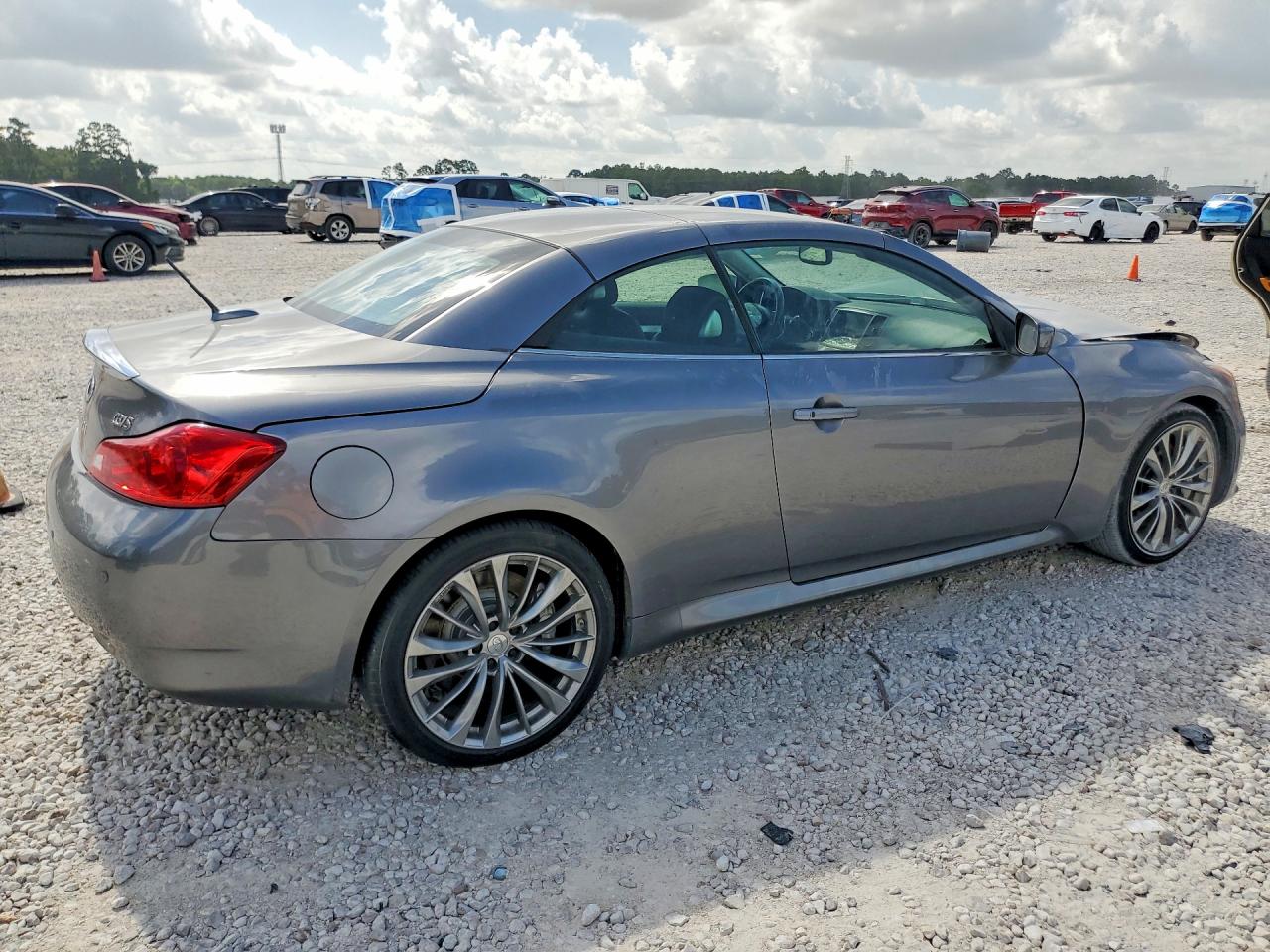 2012 Infiniti G37 Convertible Base Gray vin: JN1CV6FE5CM203387