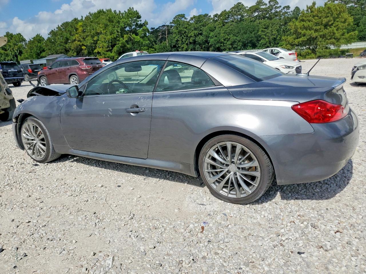 2012 Infiniti G37 Convertible Base Gray vin: JN1CV6FE5CM203387