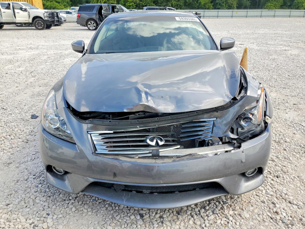2012 Infiniti G37 Convertible Base Gray vin: JN1CV6FE5CM203387