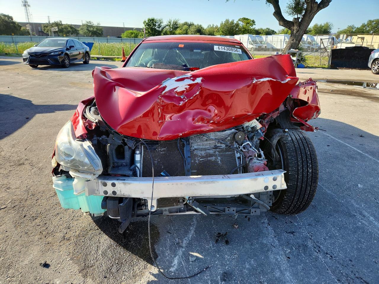 2012 Infiniti G37 Convertible Base Red vin: JN1CV6FE5CM203552