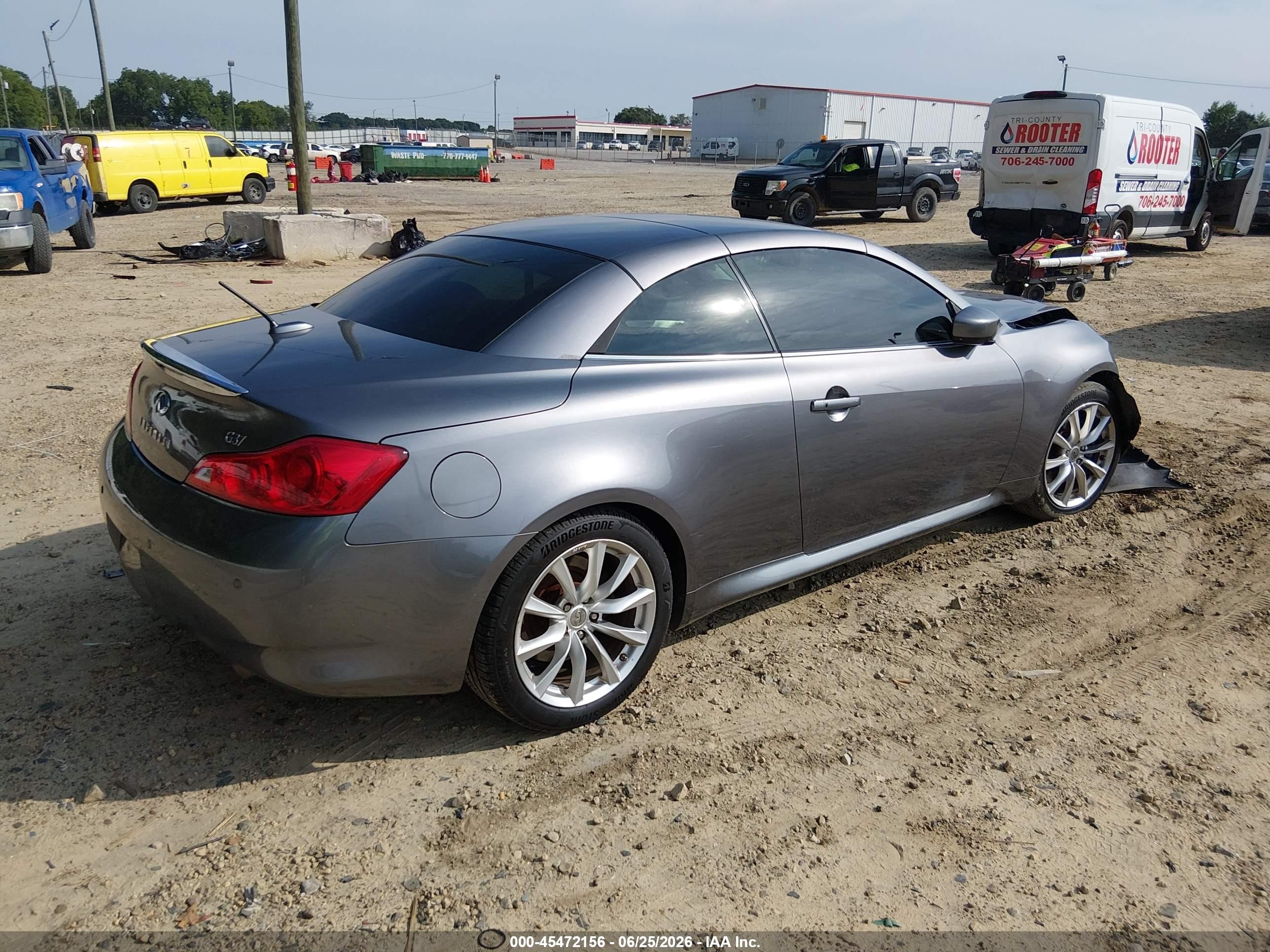 2013 Infiniti G37   Gray vin: JN1CV6FE5DM770796