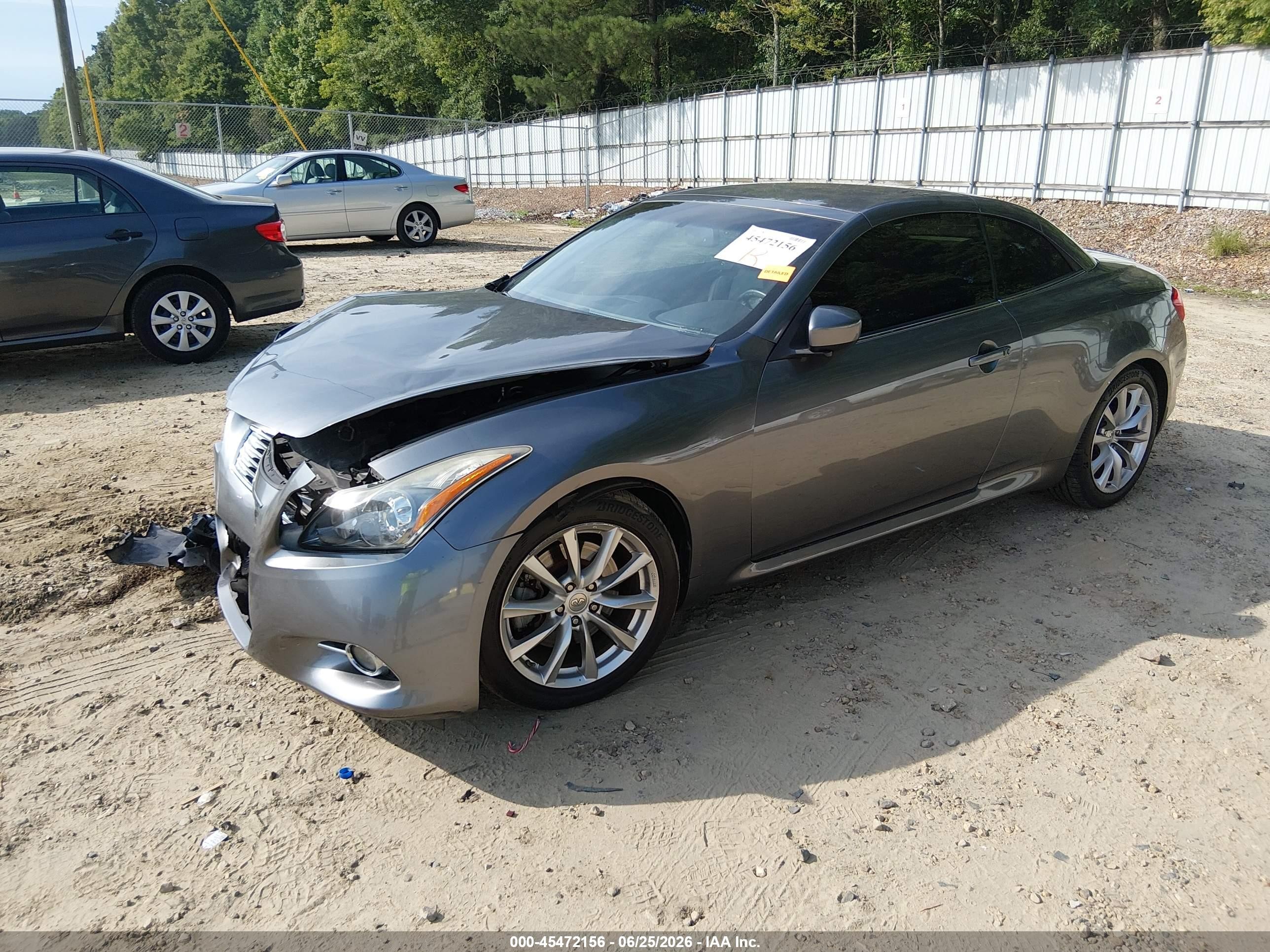2013 Infiniti G37   Gray vin: JN1CV6FE5DM770796