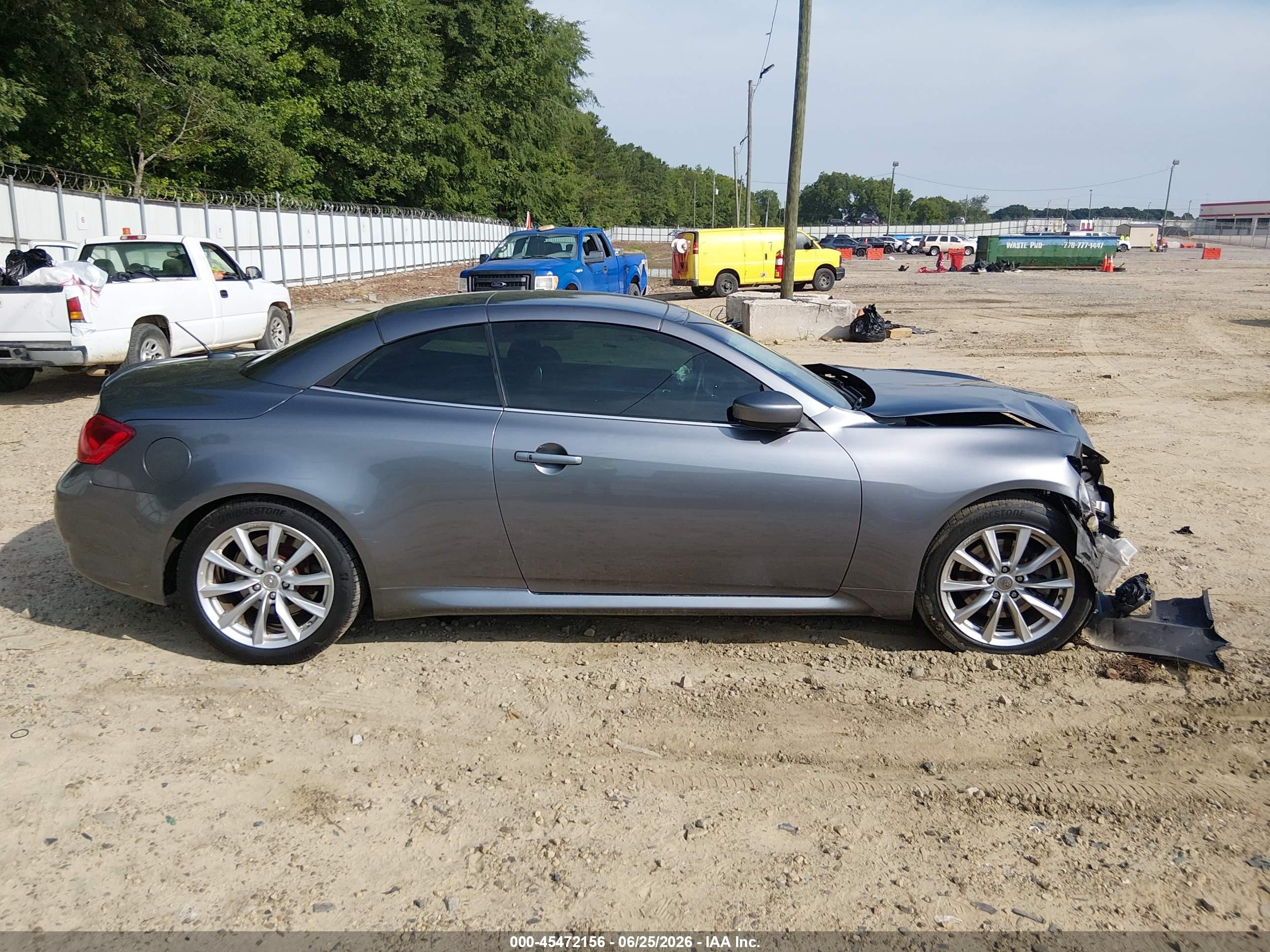 2013 Infiniti G37   Gray vin: JN1CV6FE5DM770796