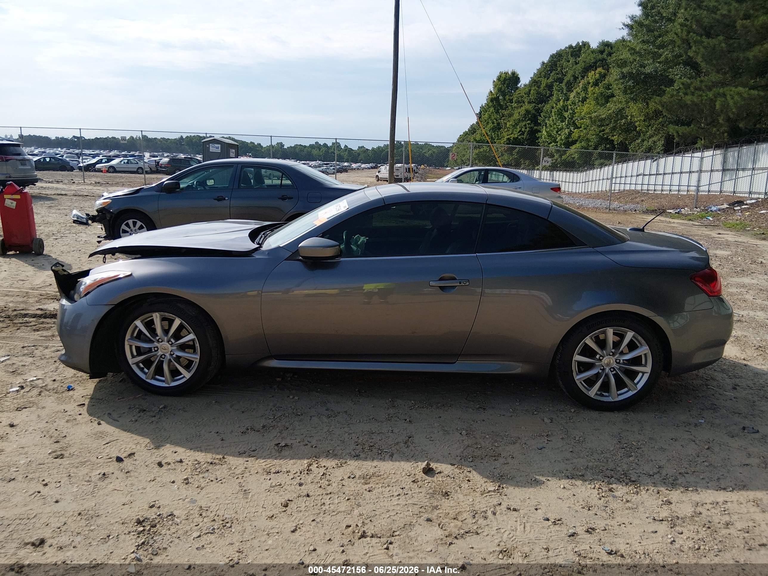 2013 Infiniti G37   Gray vin: JN1CV6FE5DM770796