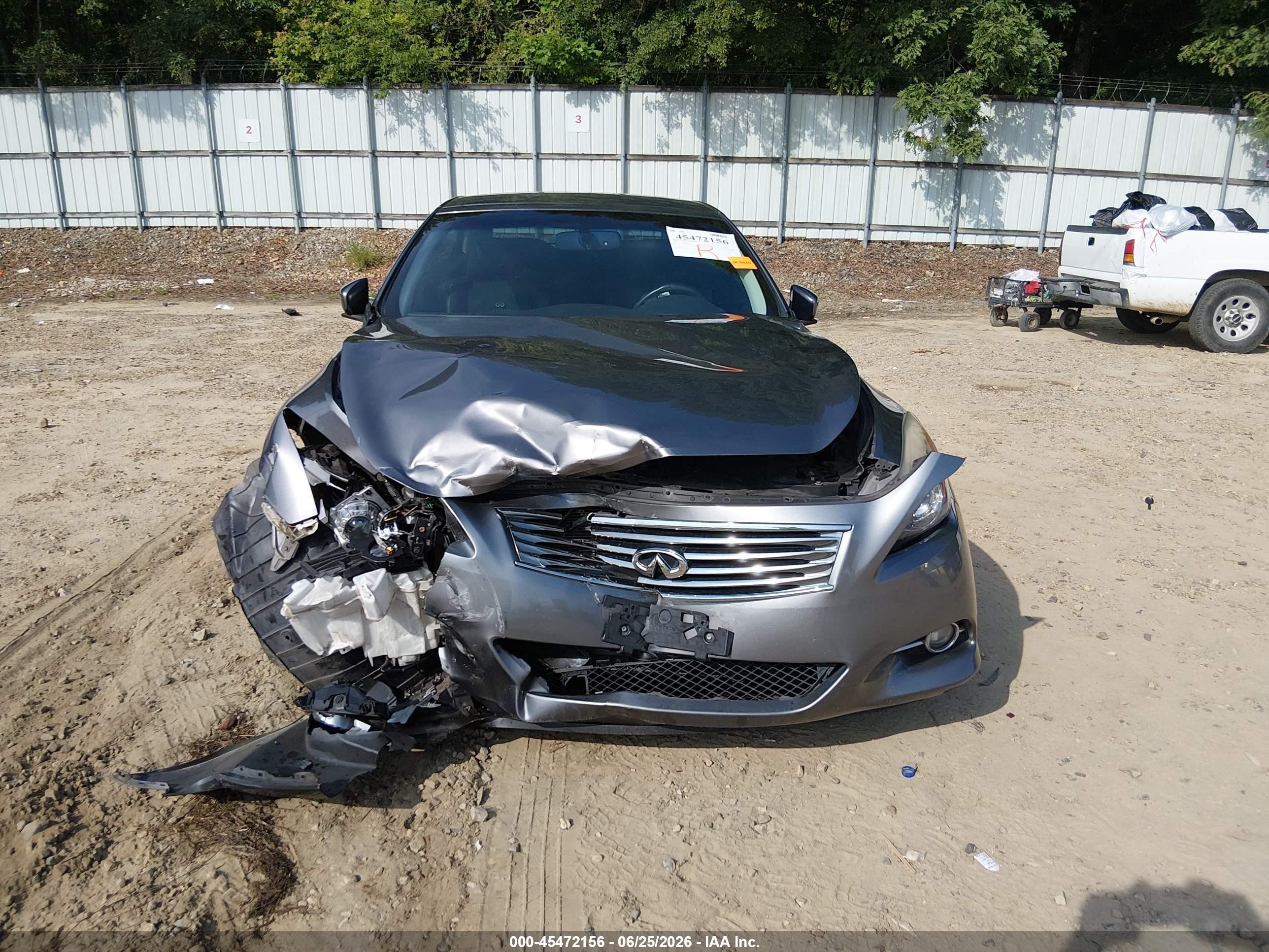 2013 Infiniti G37   Gray vin: JN1CV6FE5DM770796