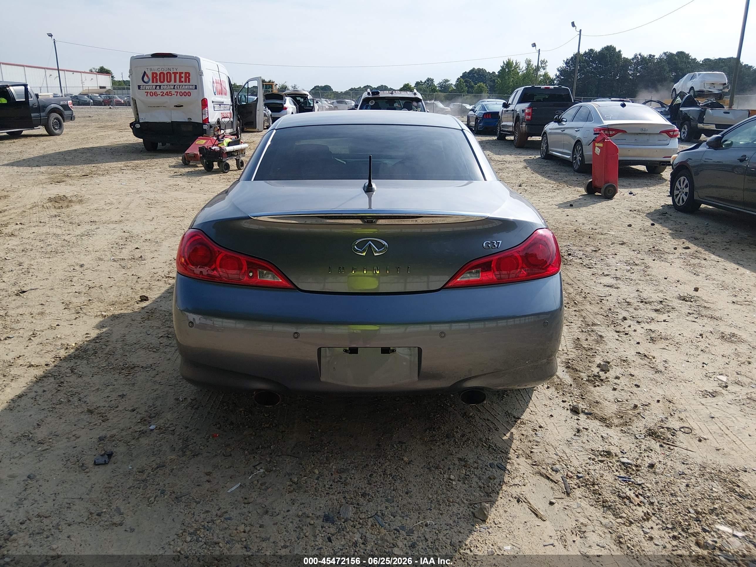 2013 Infiniti G37   Gray vin: JN1CV6FE5DM770796