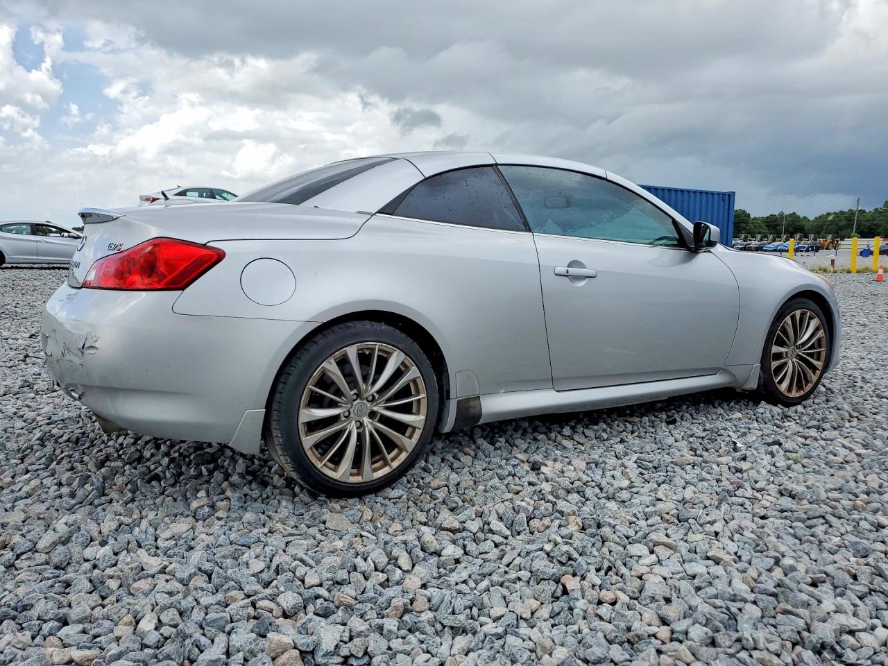 2013 Infiniti G37 Convertible Base Silver vin: JN1CV6FE5DM772645
