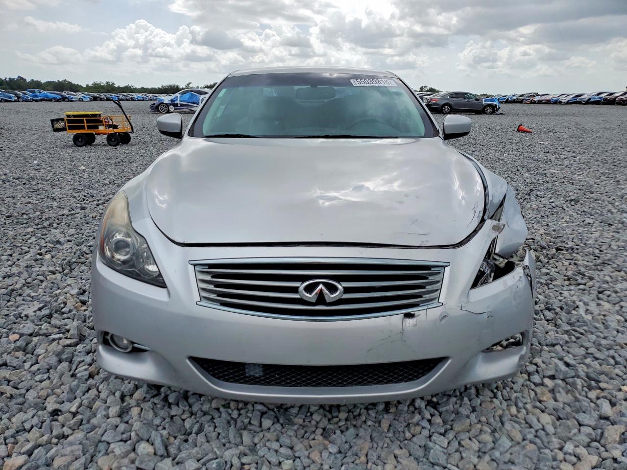 2013 Infiniti G37 Convertible Base Silver vin: JN1CV6FE5DM772645