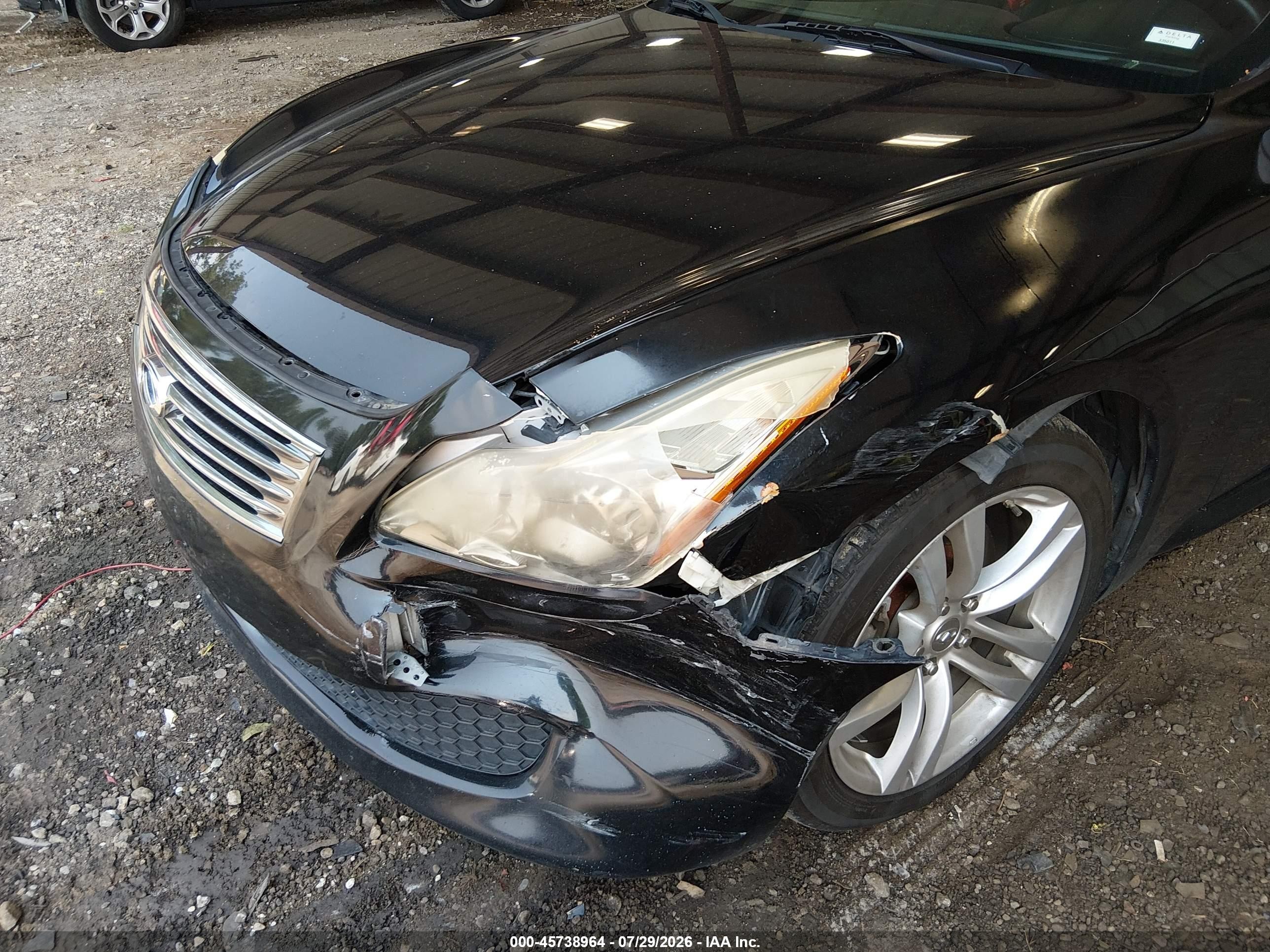 2010 Infiniti G37   Black vin: JN1CV6FE6AM350024