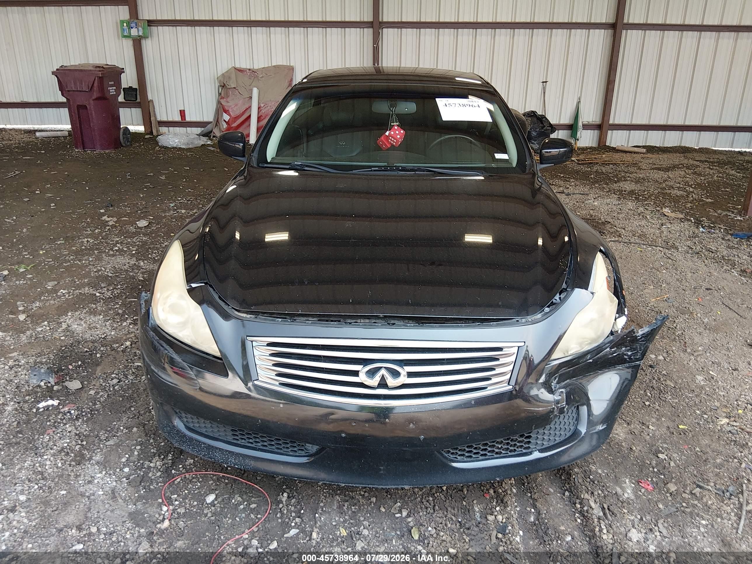 2010 Infiniti G37   Black vin: JN1CV6FE6AM350024