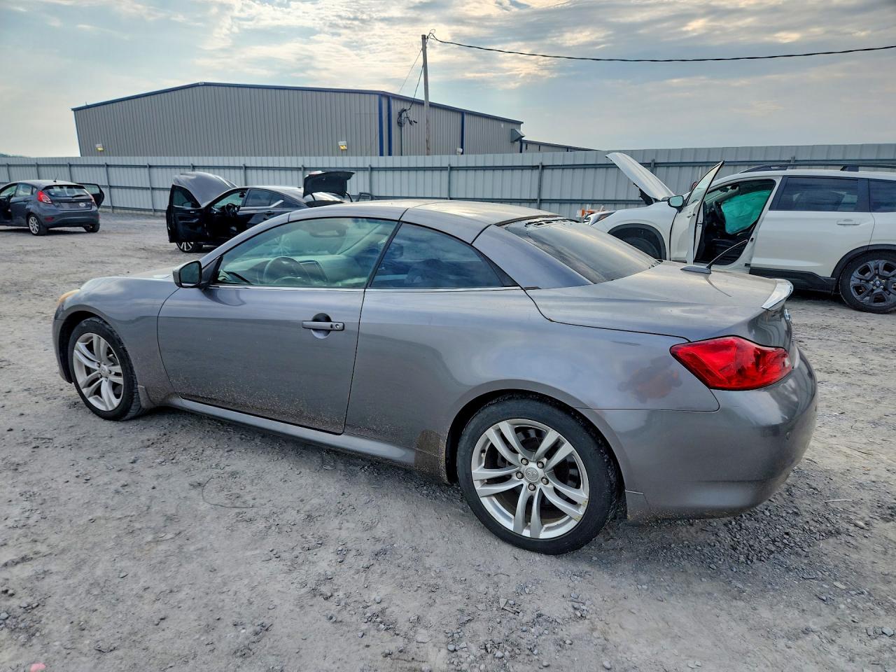 2010 Infiniti G37 Convertible Base Gray vin: JN1CV6FE6AM354798