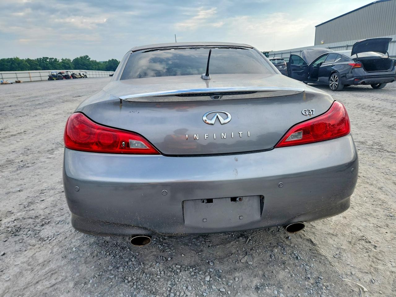 2010 Infiniti G37 Convertible Base Gray vin: JN1CV6FE6AM354798