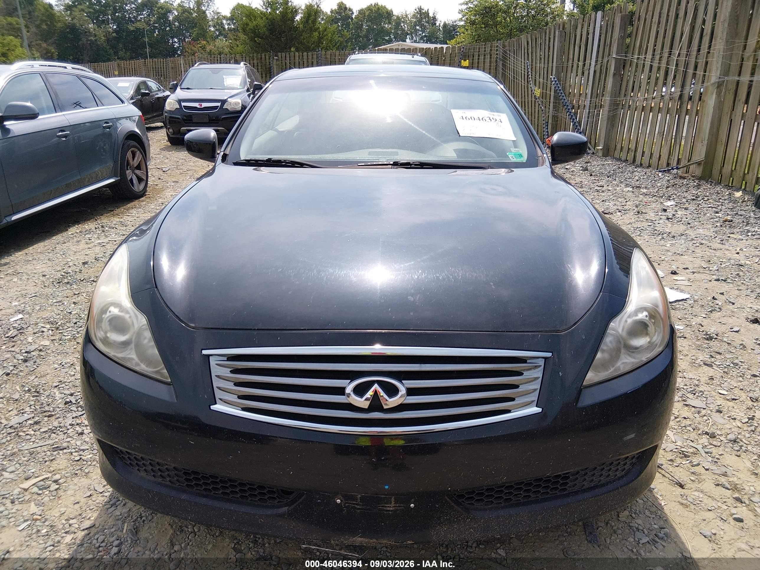2010 Infiniti G37   Black vin: JN1CV6FE6AM354896