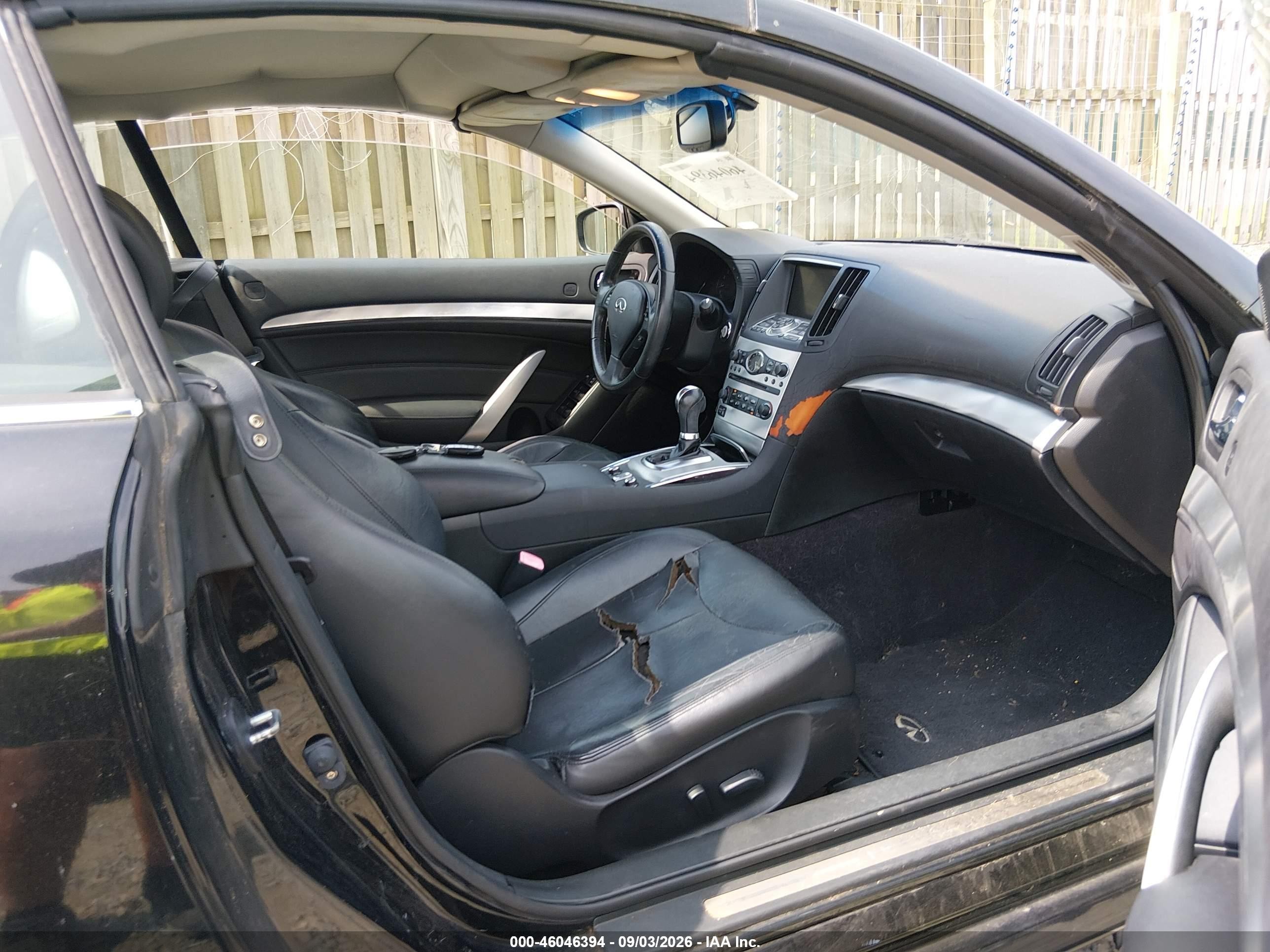2010 Infiniti G37   Black vin: JN1CV6FE6AM354896