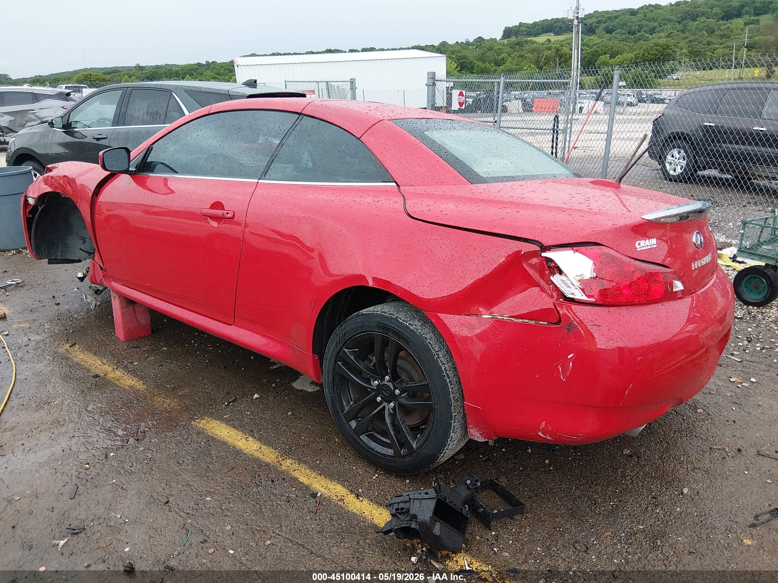 2011 Infiniti G37 Red vin: JN1CV6FE6BM952679