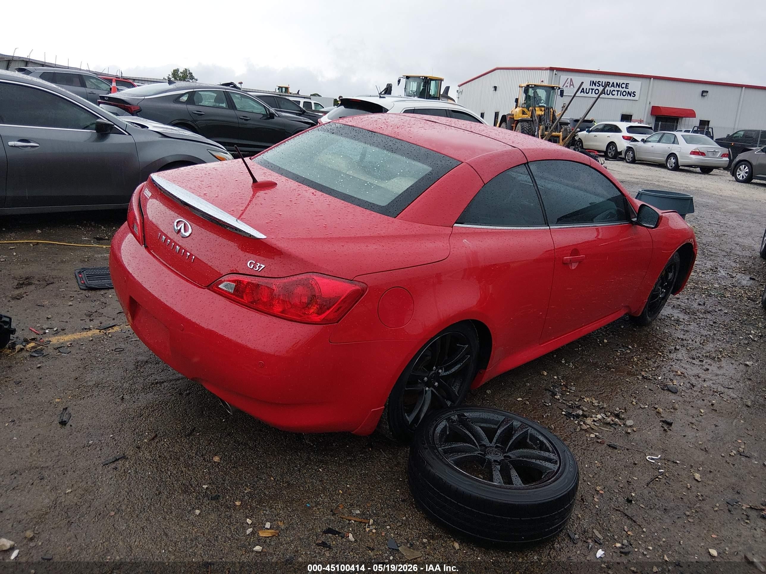 2011 Infiniti G37 Red vin: JN1CV6FE6BM952679