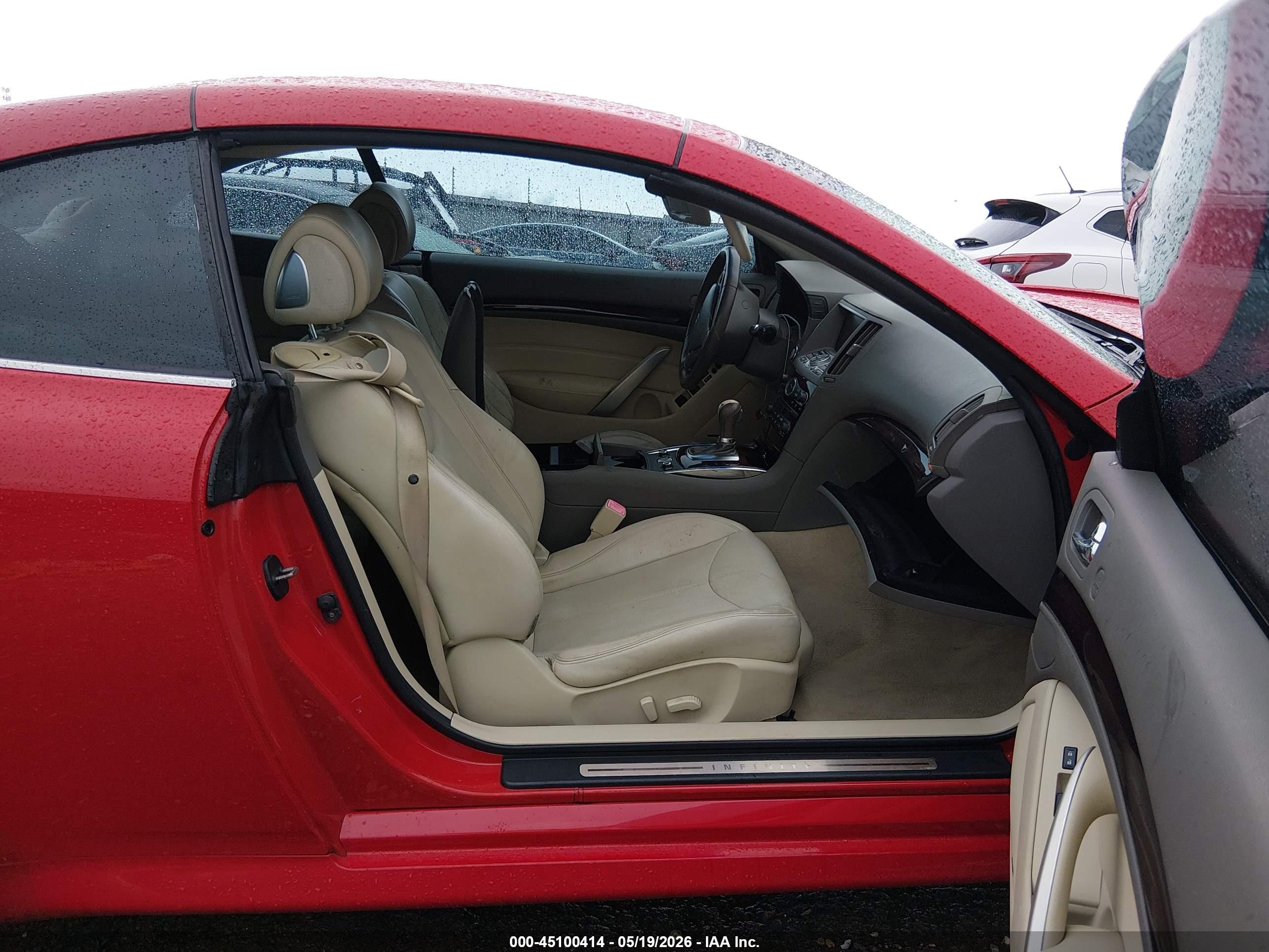 2011 Infiniti G37 Red vin: JN1CV6FE6BM952679